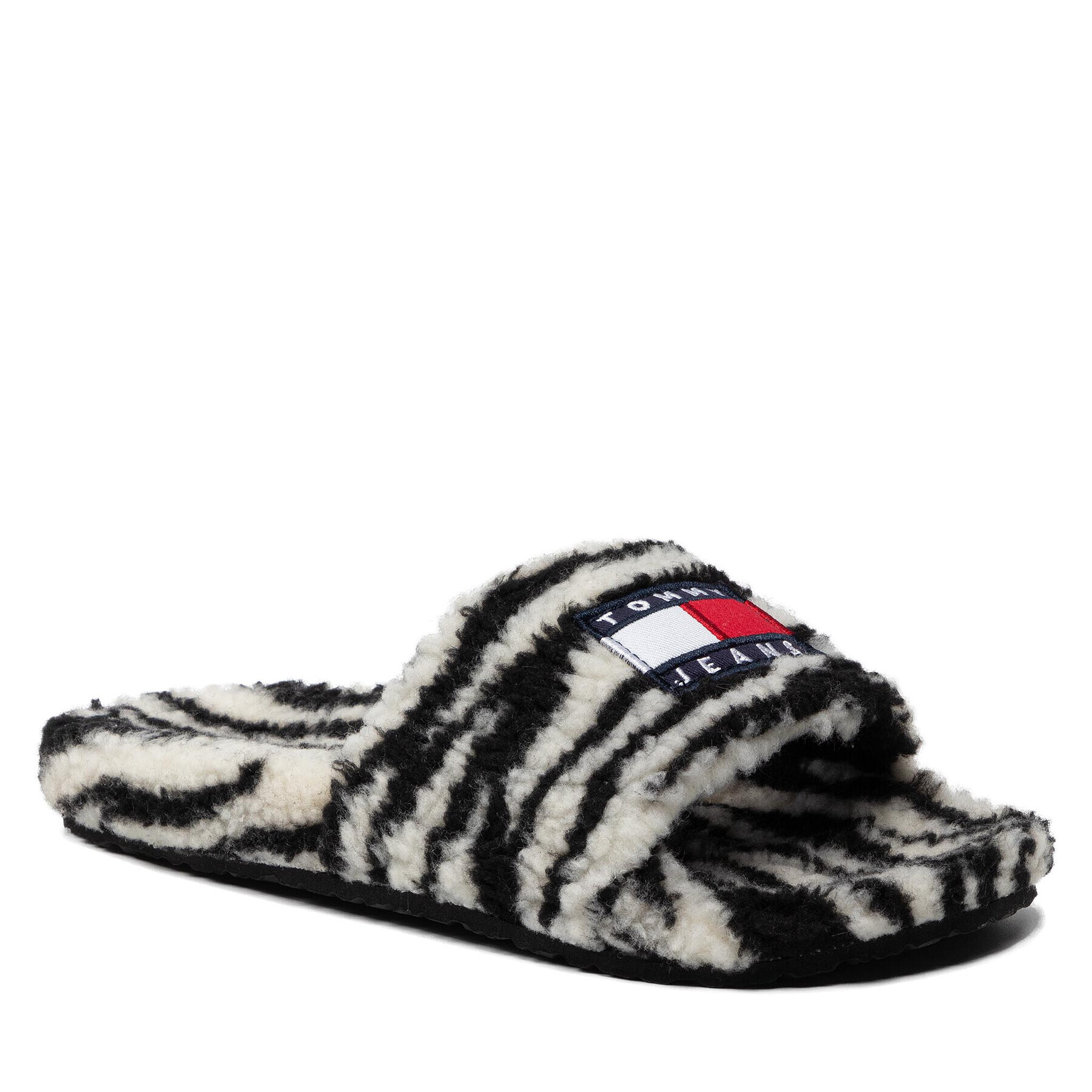 Tommy Jeans Bačkory Wild Animal Printed Poolslide EN0EN01668 Černá - Pepit.cz