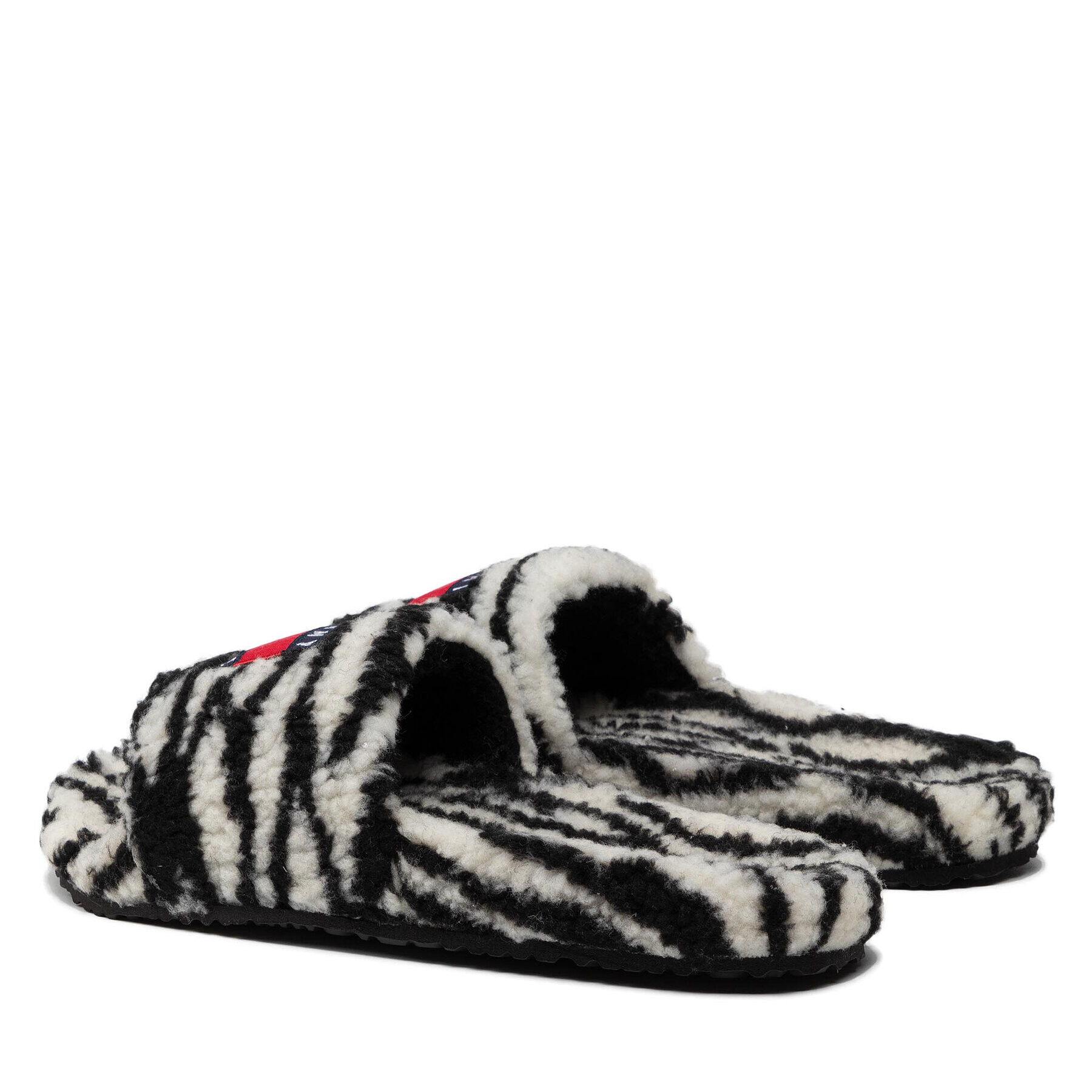 Tommy Jeans Bačkory Wild Animal Printed Poolslide EN0EN01668 Černá - Pepit.cz