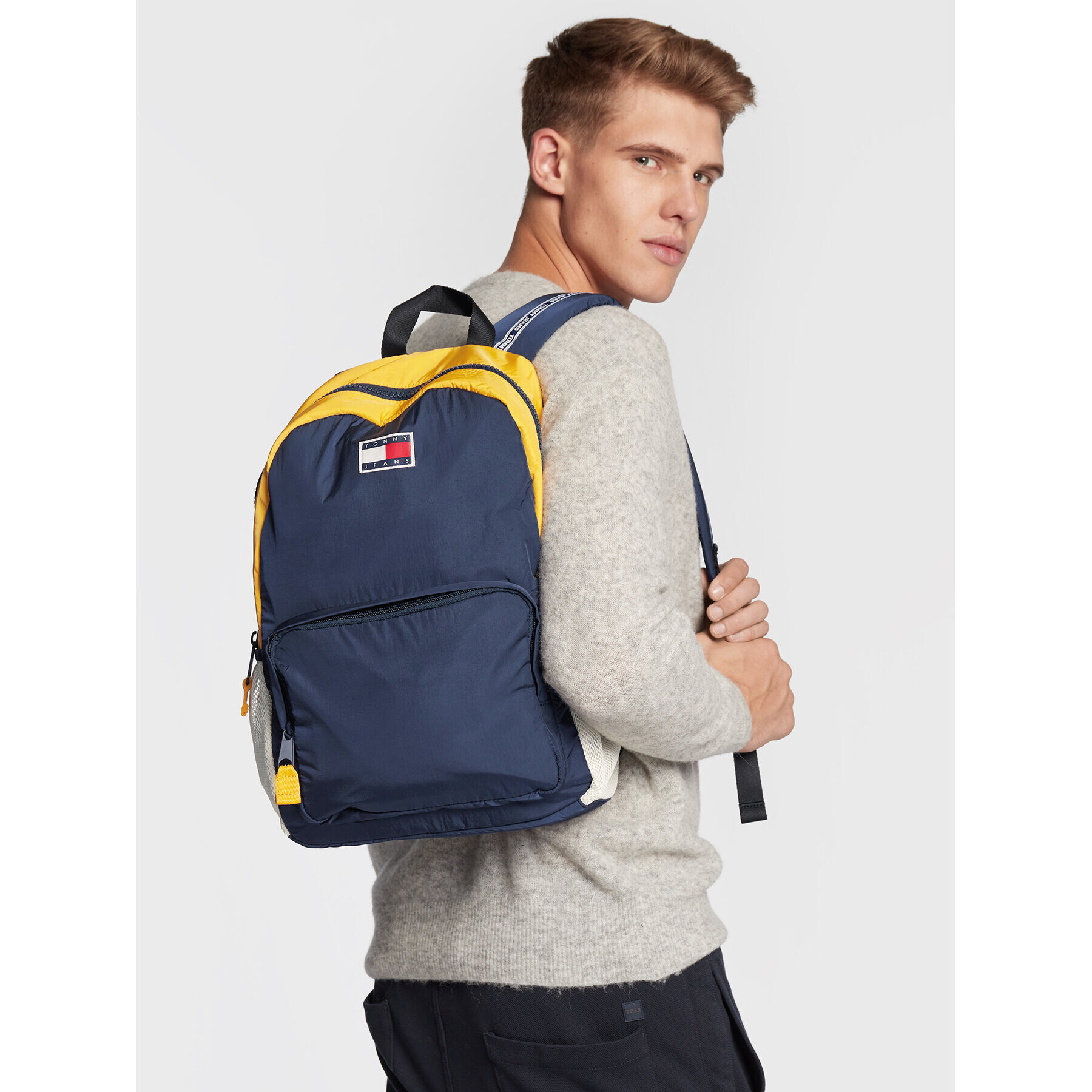 Tommy Jeans Batoh Travel Backpack AM0AM08565 Tmavomodrá - Pepit.cz