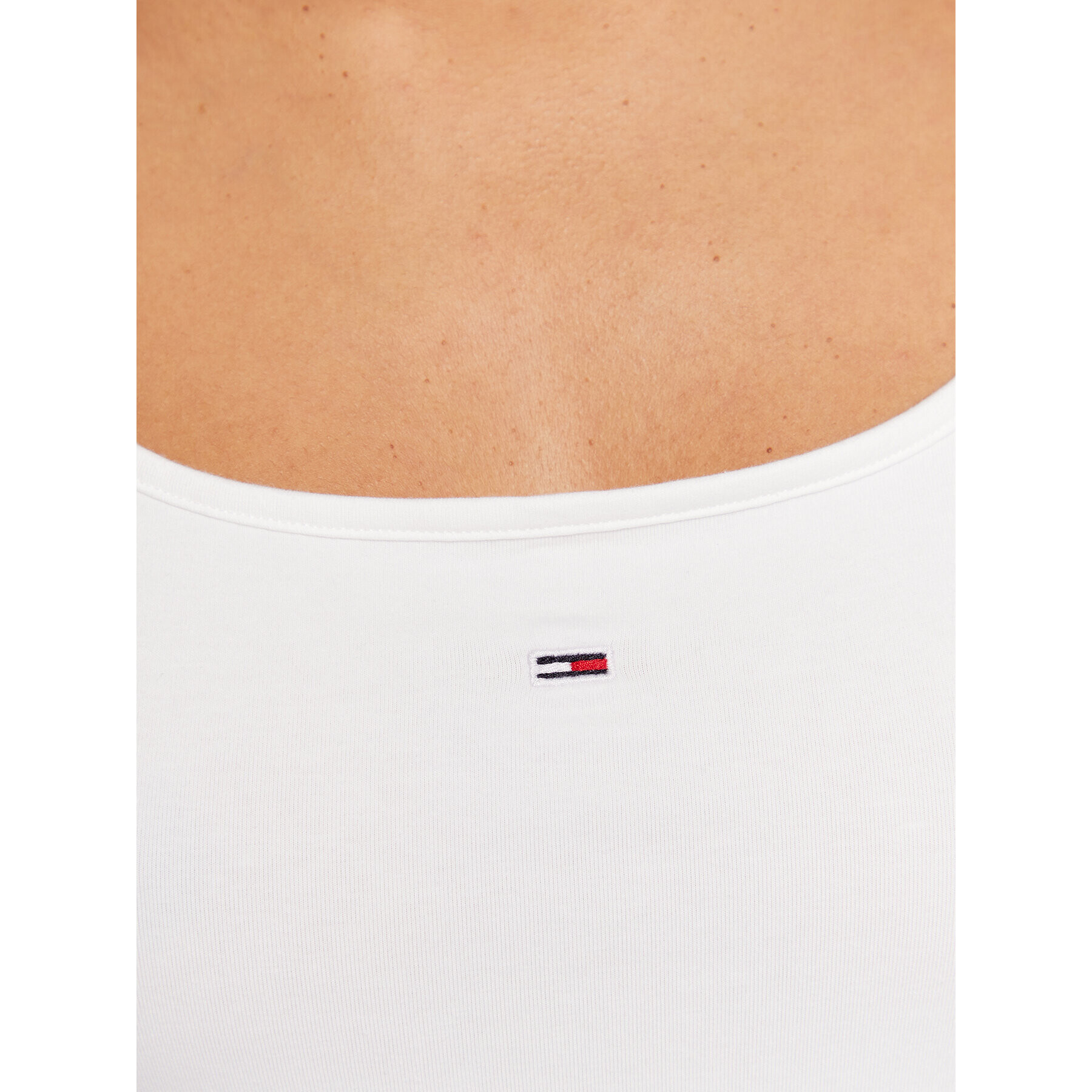 Tommy Jeans Body Essential DW0DW14882 Bílá Slim Fit - Pepit.cz