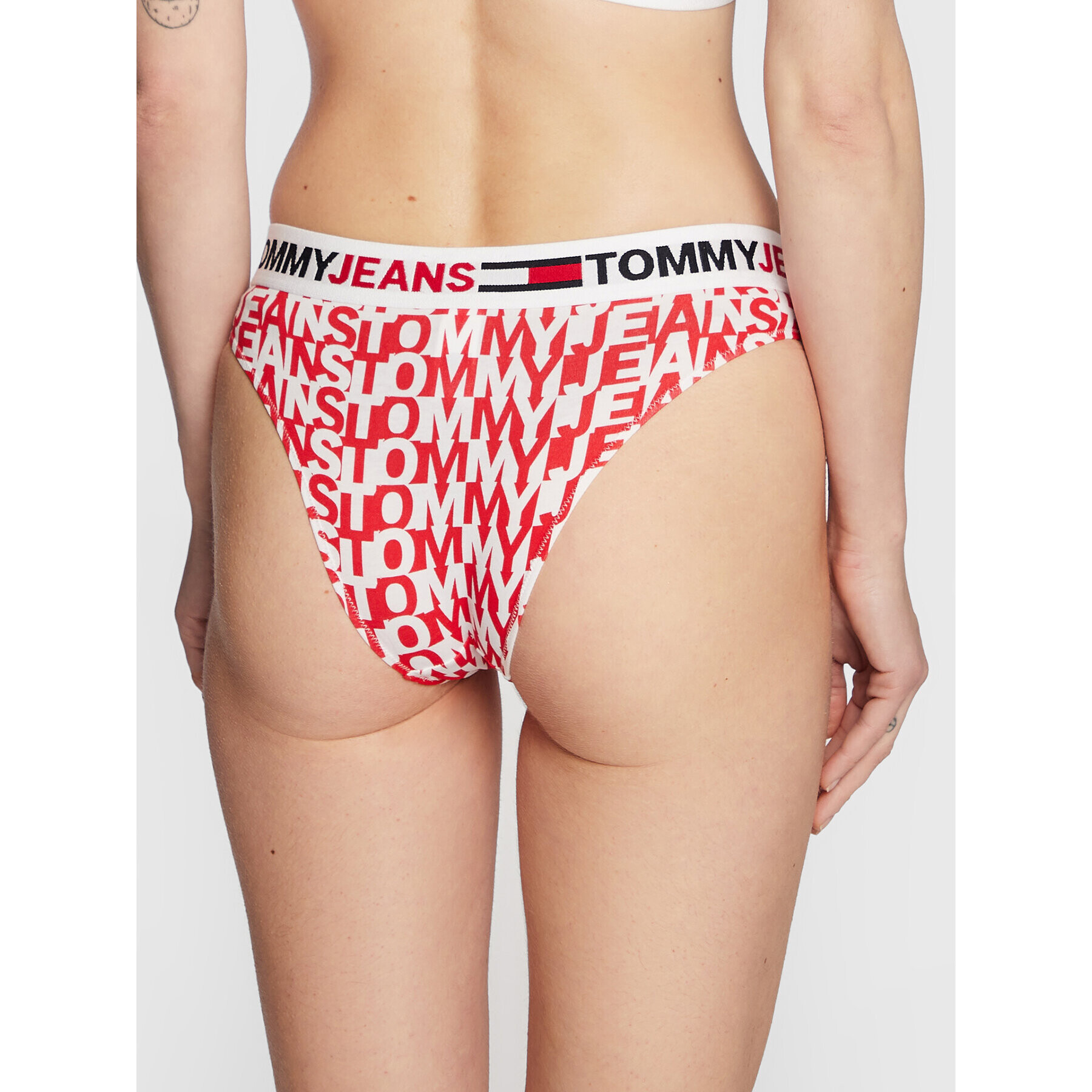 Tommy Jeans Brazilské kalhotky Print UW0UW03556 Barevná - Pepit.cz