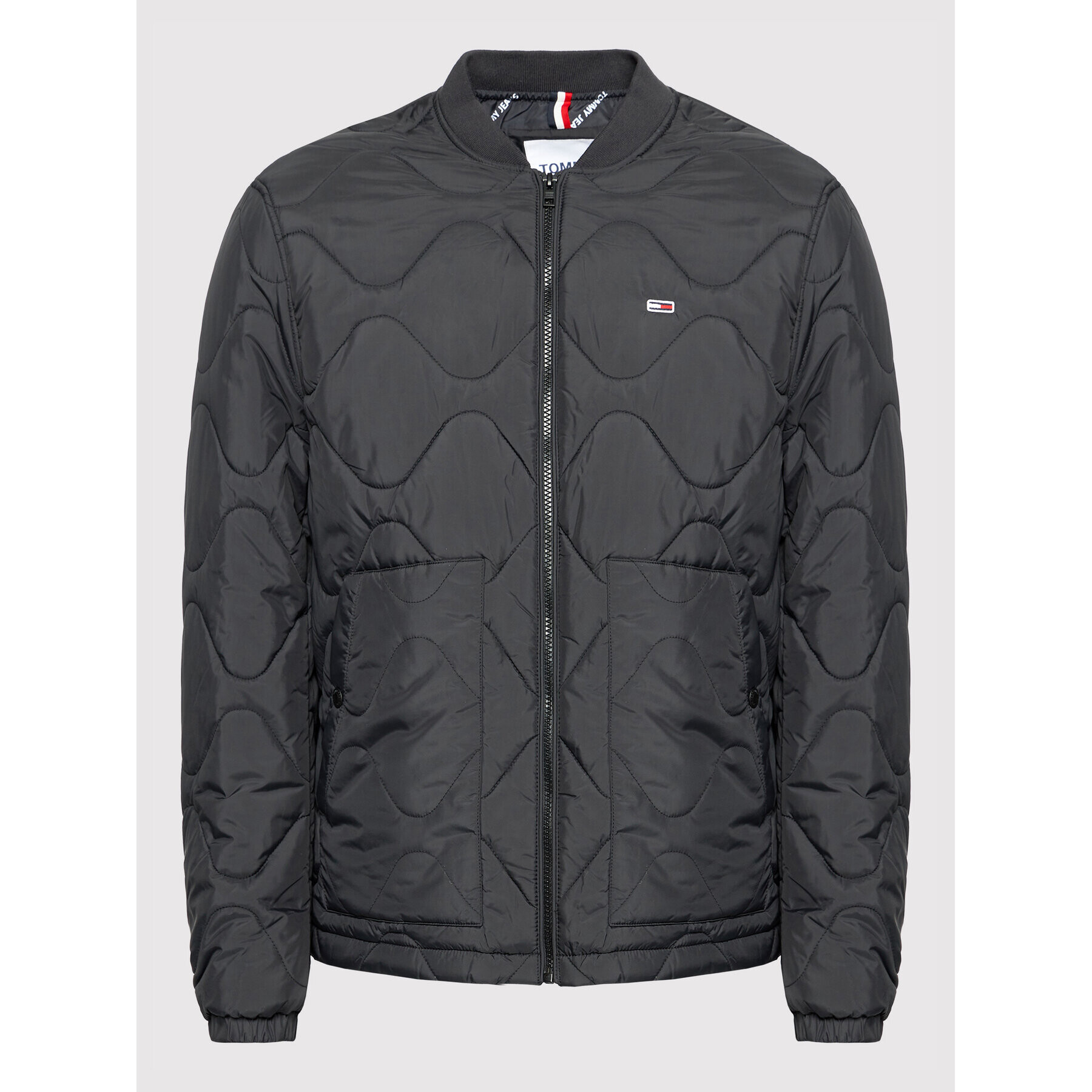 Tommy Jeans Bunda bomber Tjm Quilted DM0DM11054 Černá Regular Fit - Pepit.cz