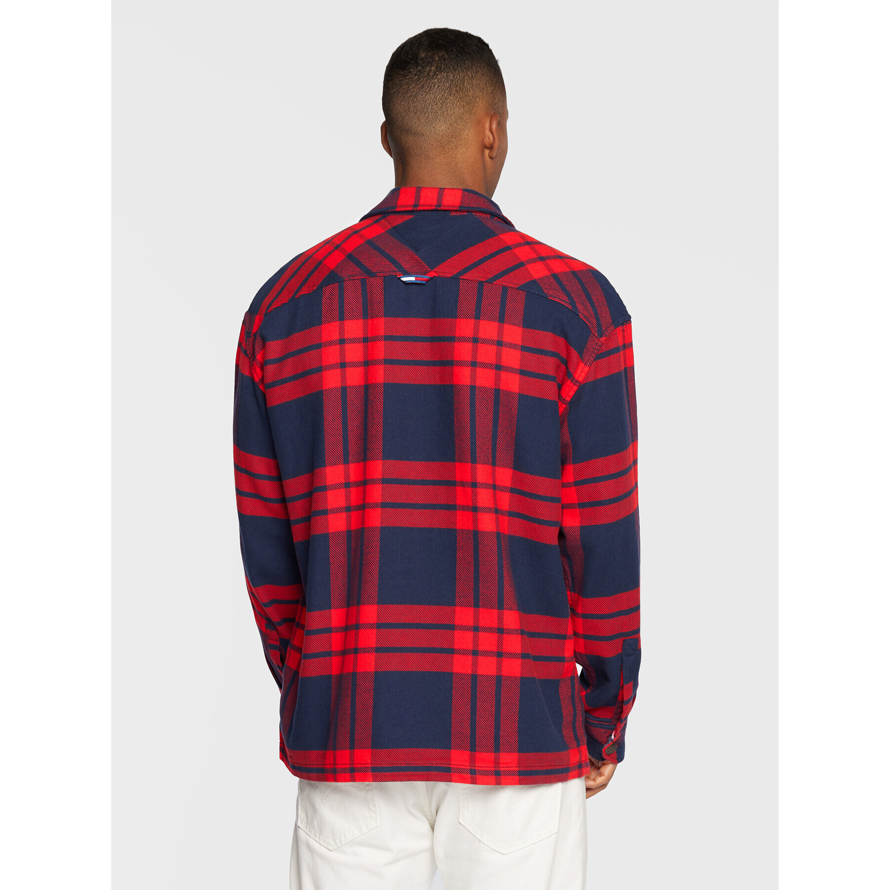 Tommy Jeans Bunda pro přechodné období Buffalo DM0DM14176 Červená Regular Fit - Pepit.cz