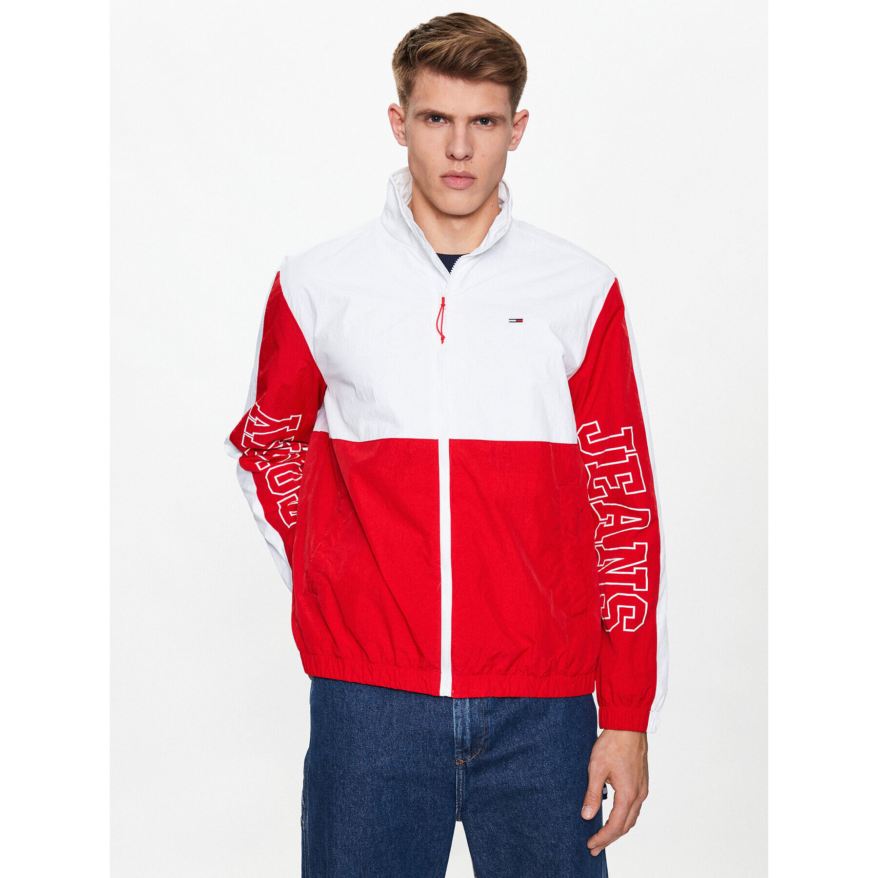 Tommy Jeans Bunda pro přechodné období DM0DM15913 Bílá Regular Fit - Pepit.cz