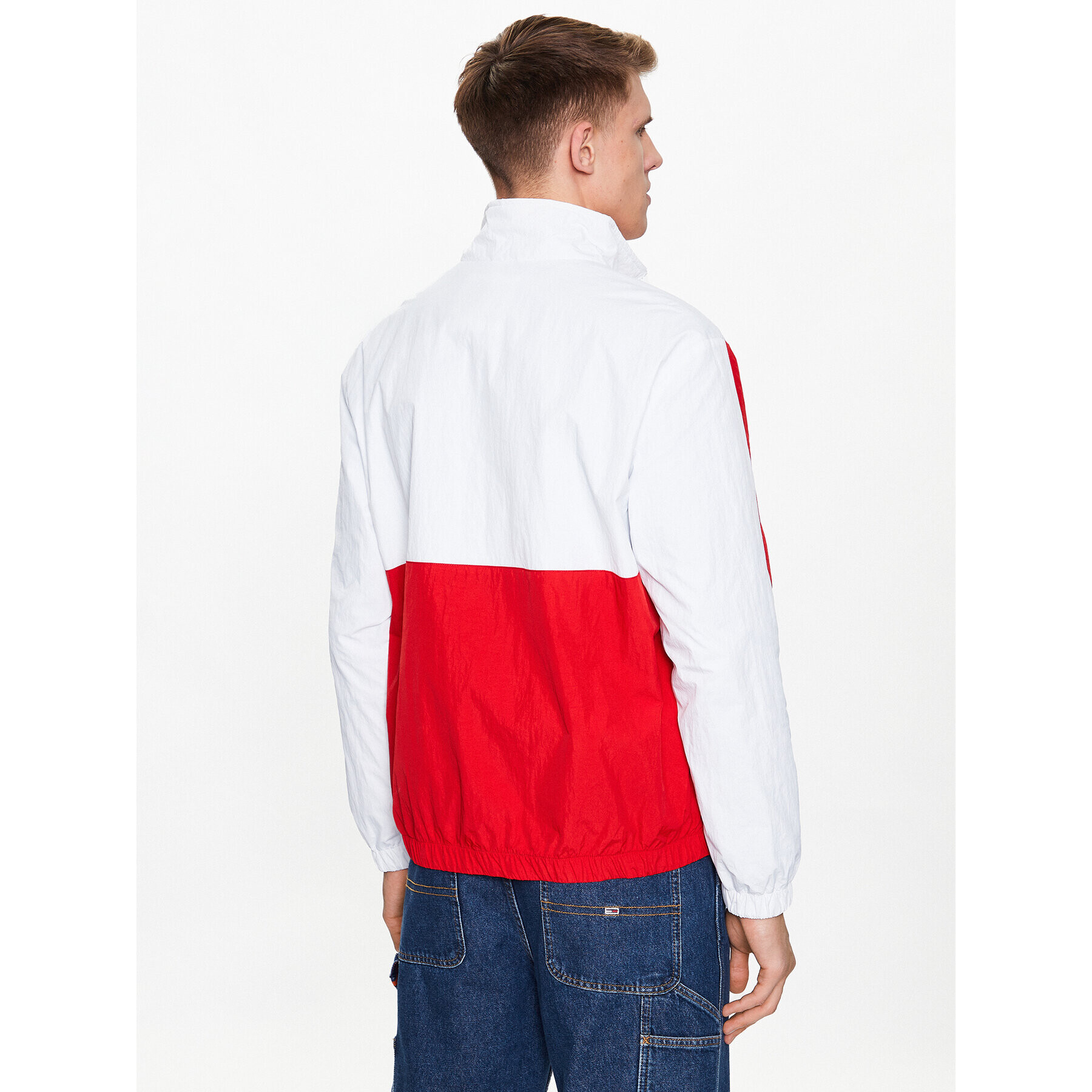 Tommy Jeans Bunda pro přechodné období DM0DM15913 Bílá Regular Fit - Pepit.cz