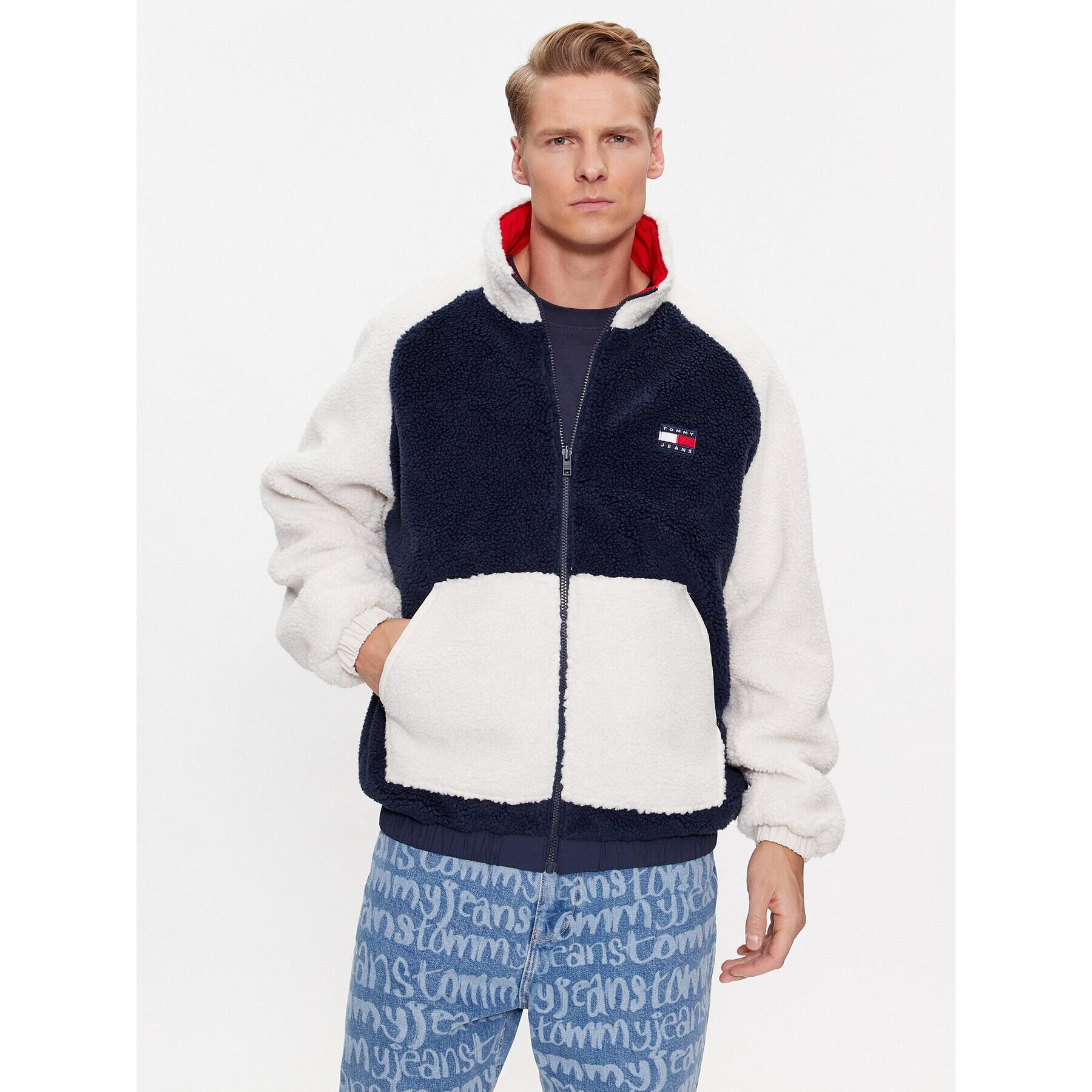 Tommy Jeans Bunda pro přechodné období DM0DM17232 Barevná Relaxed Fit - Pepit.cz