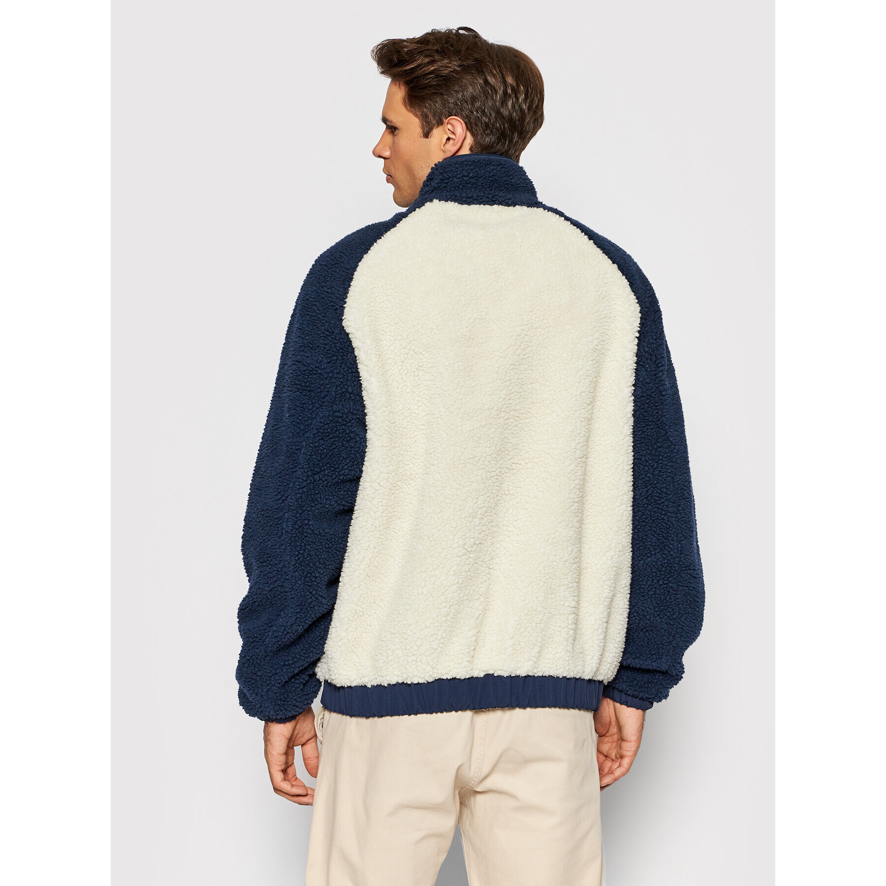 Tommy Jeans Bunda pro přechodné období Reversible Sherpa DM0DM11859 Tmavomodrá Regular Fit - Pepit.cz