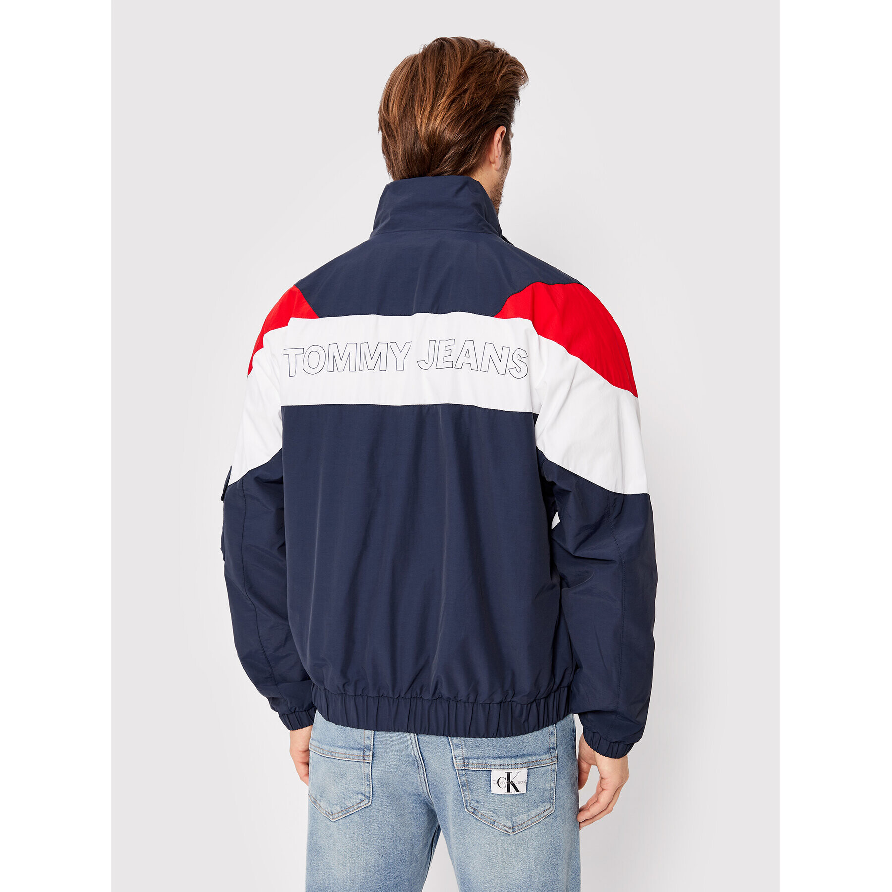 Tommy Jeans Bunda pro přechodné období Tjm Archive DM0DM13058 Tmavomodrá Relaxed Fit - Pepit.cz