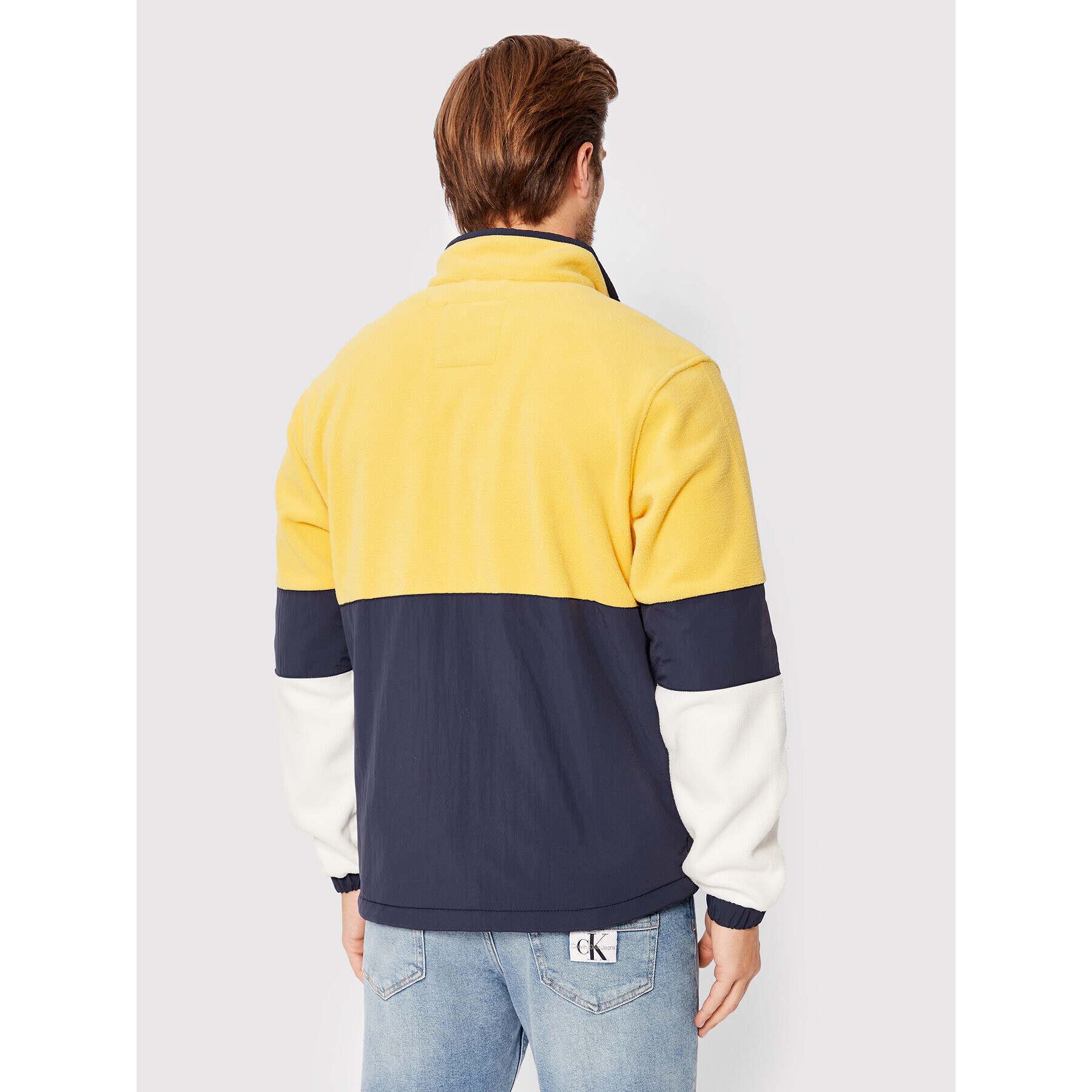 Tommy Jeans Bunda pro přechodné období Tjm Mix Media Retro DM0DM14032 Žlutá Regular Fit - Pepit.cz