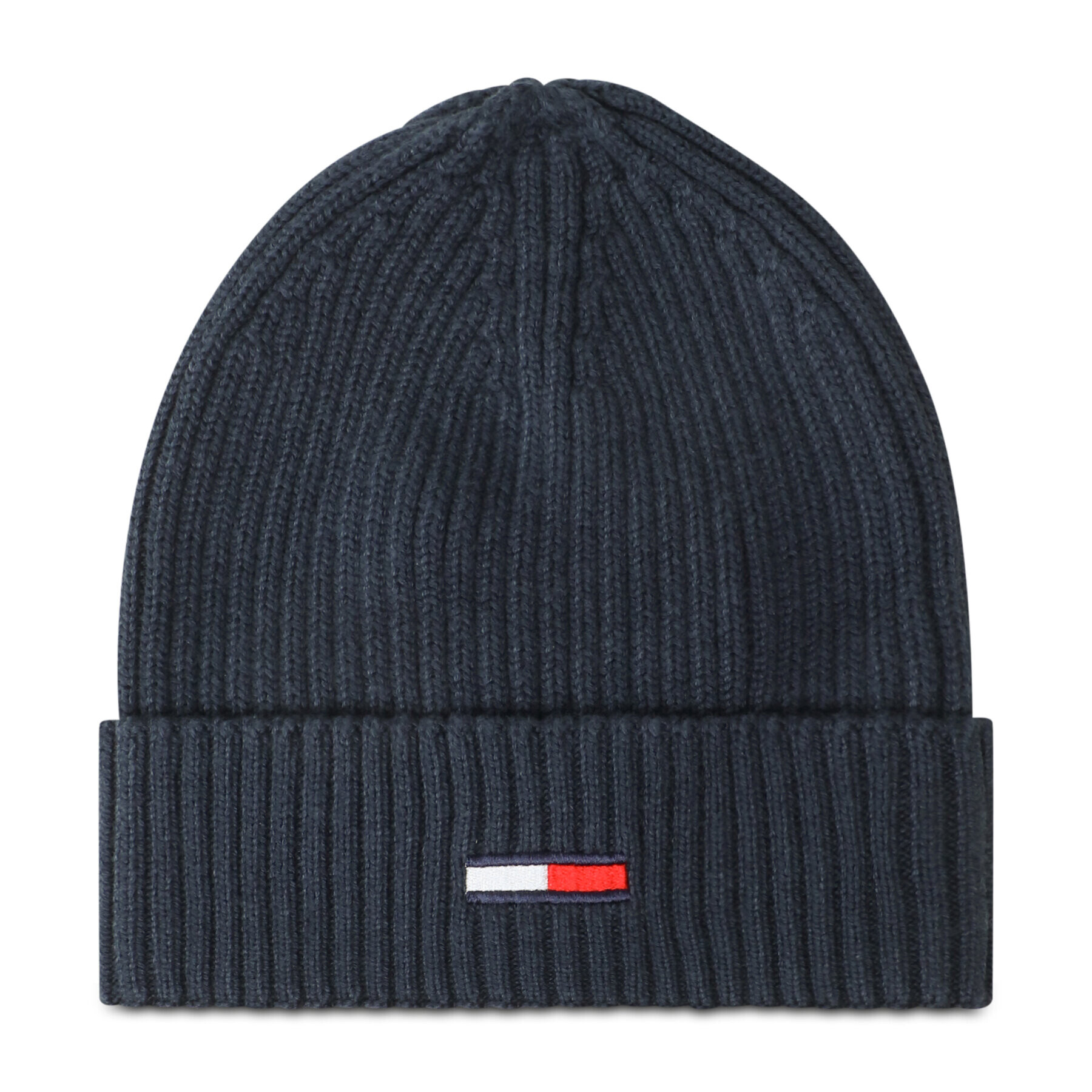 Tommy Jeans Čepice Tjm Flag Rib Beanie AM0AM10390 Tmavomodrá - Pepit.cz