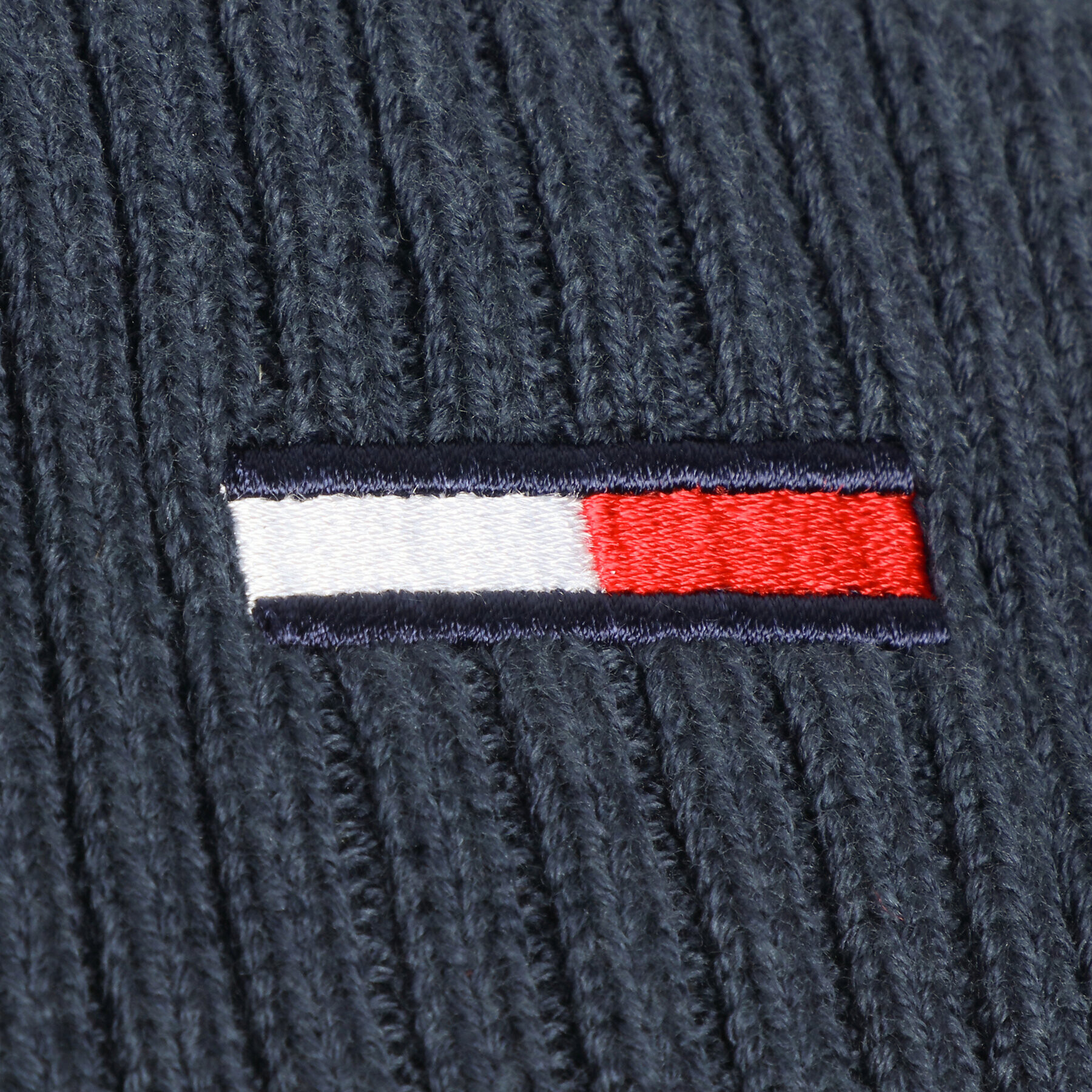 Tommy Jeans Čepice Tjm Flag Rib Beanie AM0AM10390 Tmavomodrá - Pepit.cz