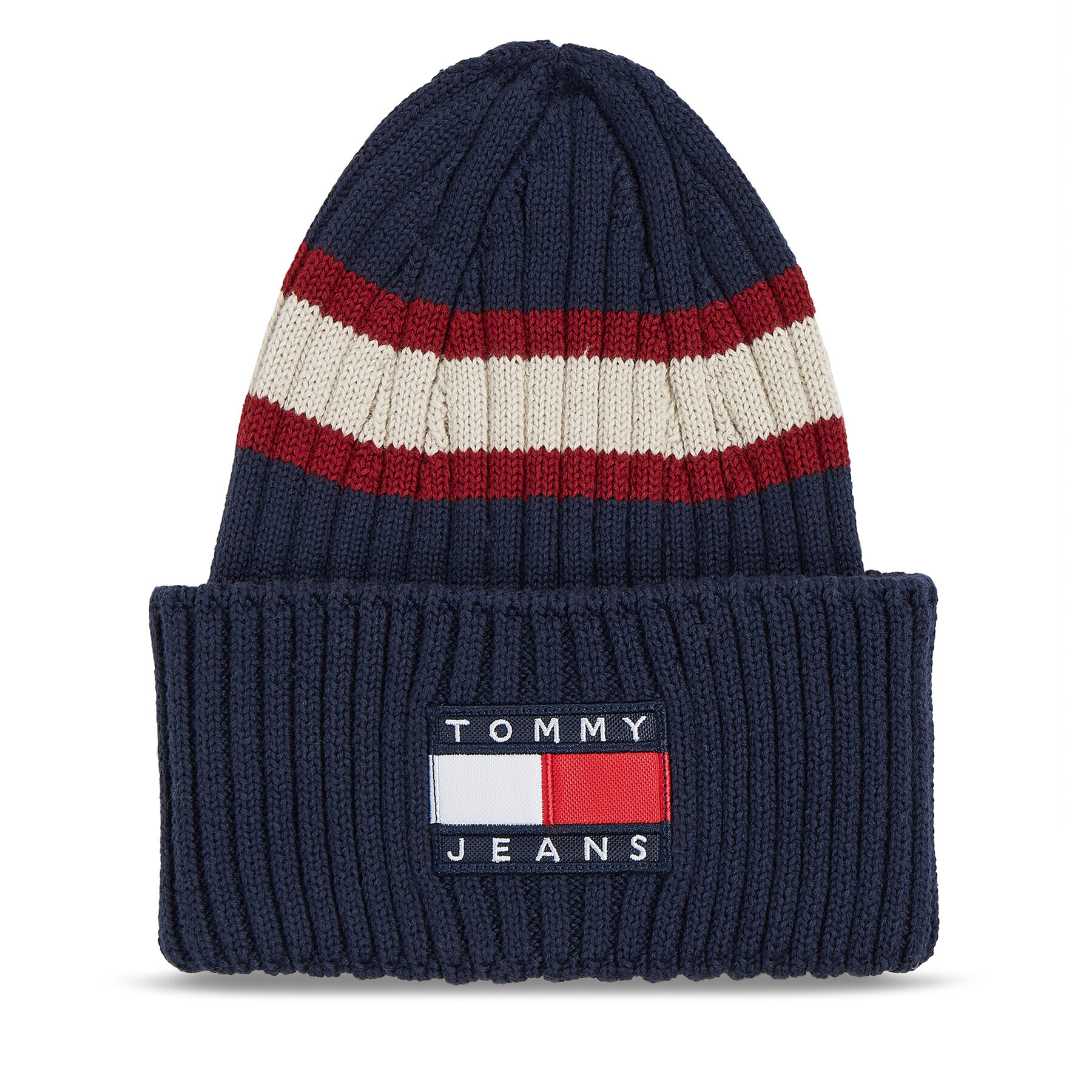 Tommy Jeans Čepice Tjm Heritage Archive Beanie AM0AM11689 Modrá - Pepit.cz