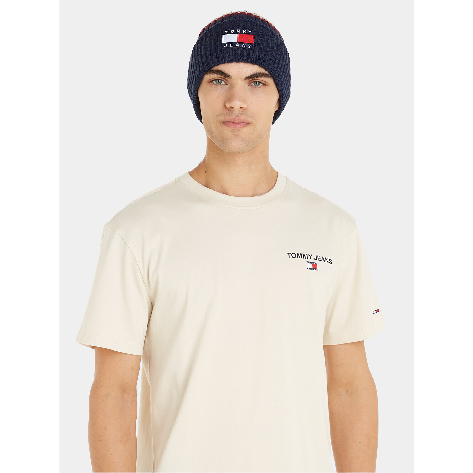 Tommy Jeans Čepice Tjm Heritage Archive Beanie AM0AM11689 Modrá - Pepit.cz