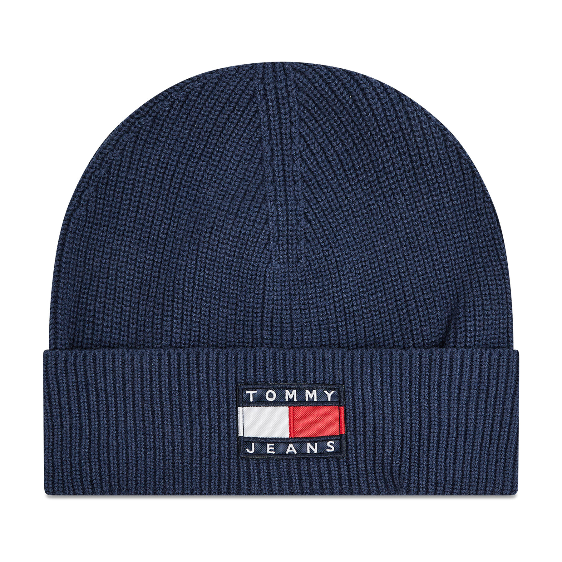 Tommy Jeans Čepice Tjm Heritage Beanie AM0AM07951 Tmavomodrá - Pepit.cz