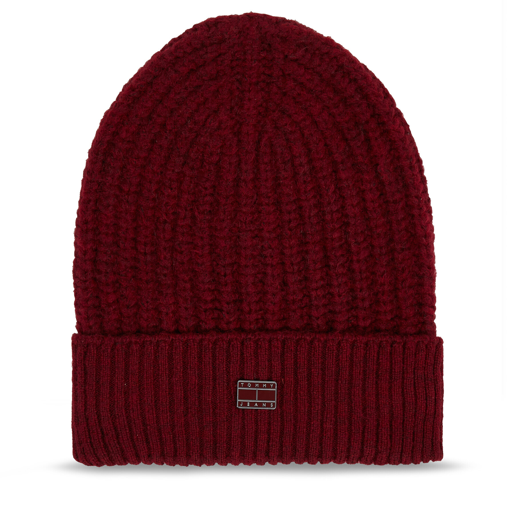 Tommy Jeans Čepice Tjw Cosy Knit Beanie AW0AW15462 Fialová - Pepit.cz