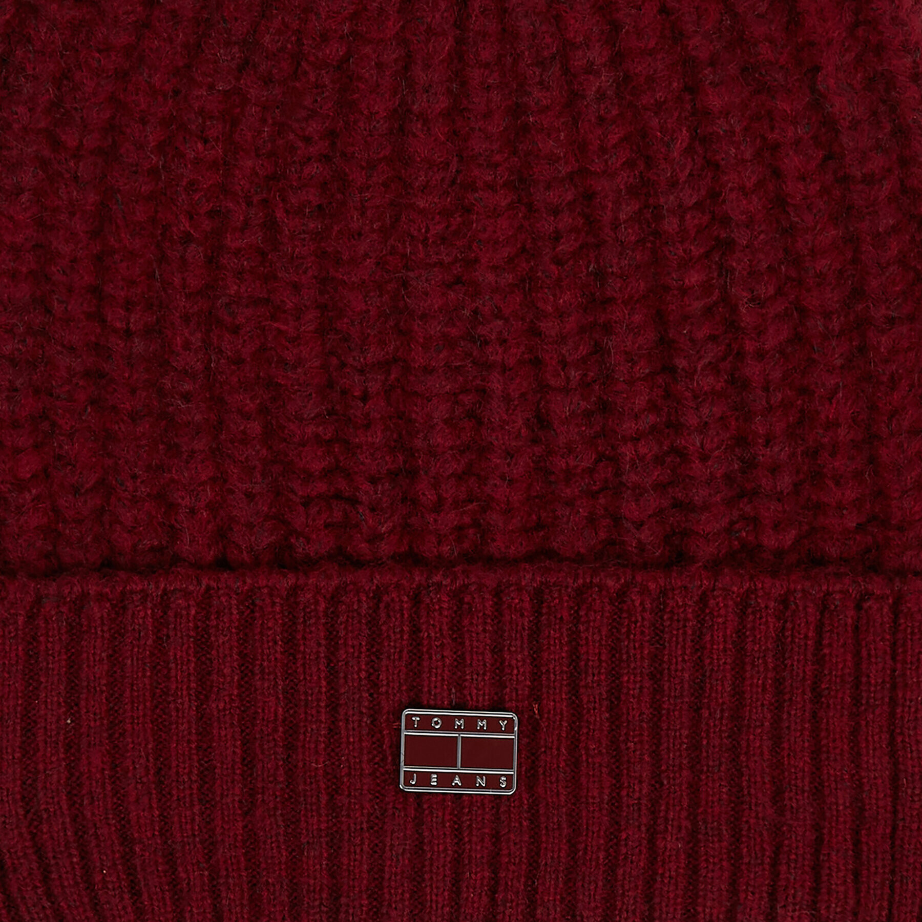 Tommy Jeans Čepice Tjw Cosy Knit Beanie AW0AW15462 Fialová - Pepit.cz