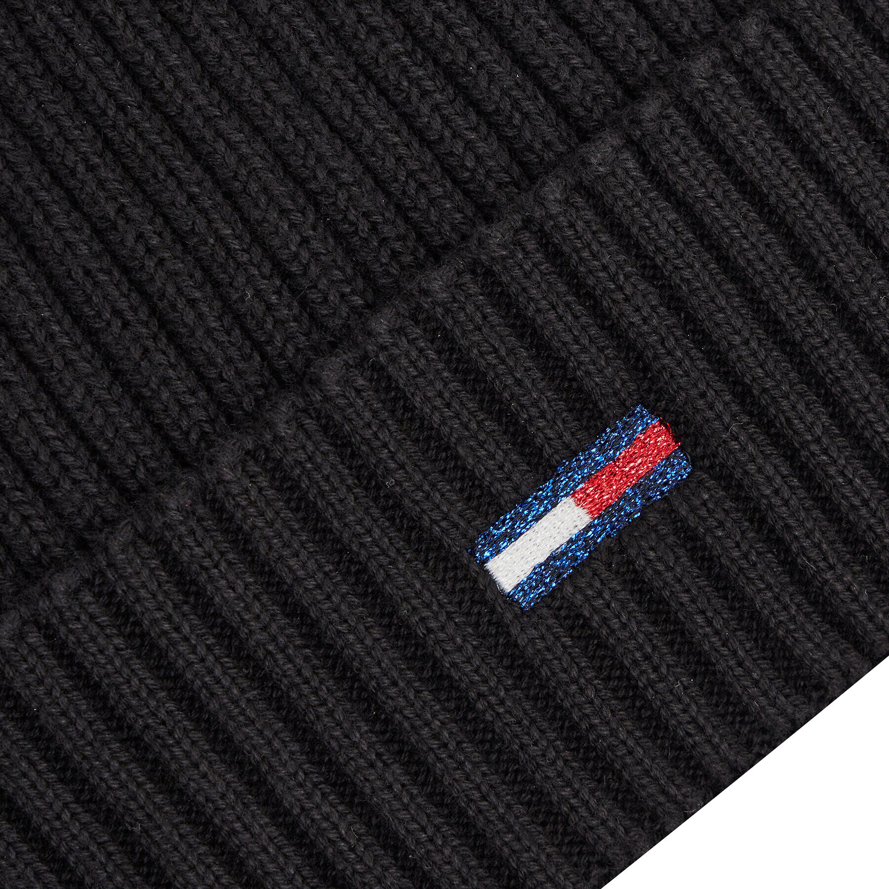 Tommy Jeans Čepice Tjw Ess Flag Beanie AW0AW10705 Černá - Pepit.cz