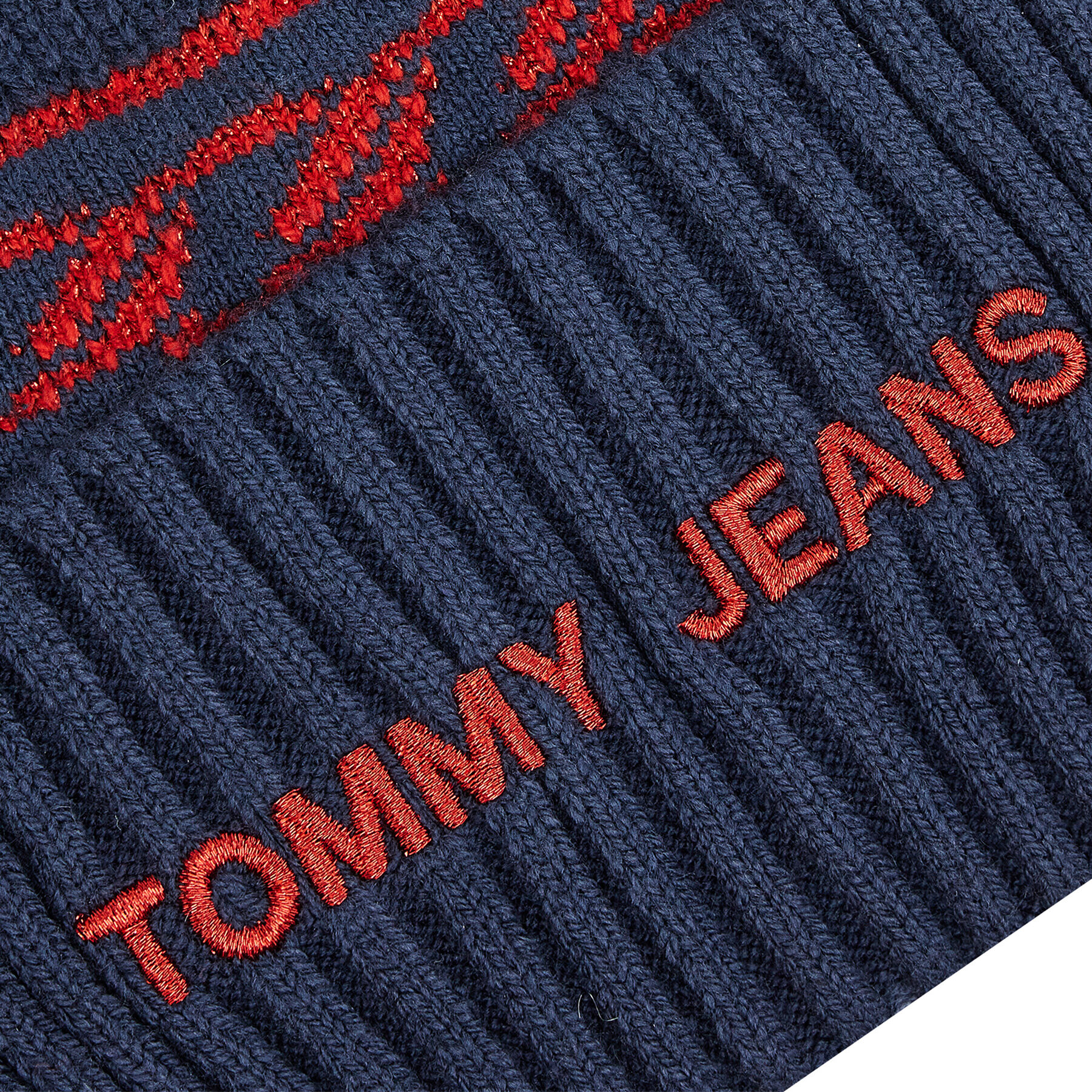 Tommy Jeans Čepice Tjw Femme Beanie AW0AW10710 Tmavomodrá - Pepit.cz