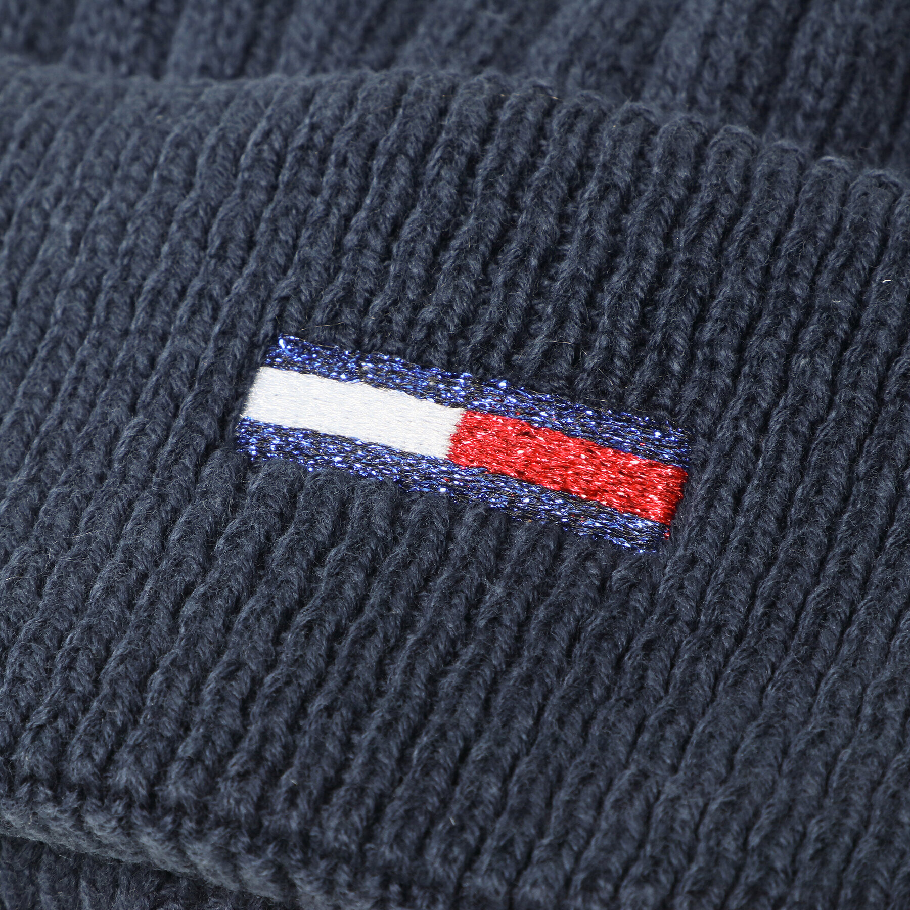 Tommy Jeans Čepice Tjw Flag Beanie AW0AW12628 Tmavomodrá - Pepit.cz