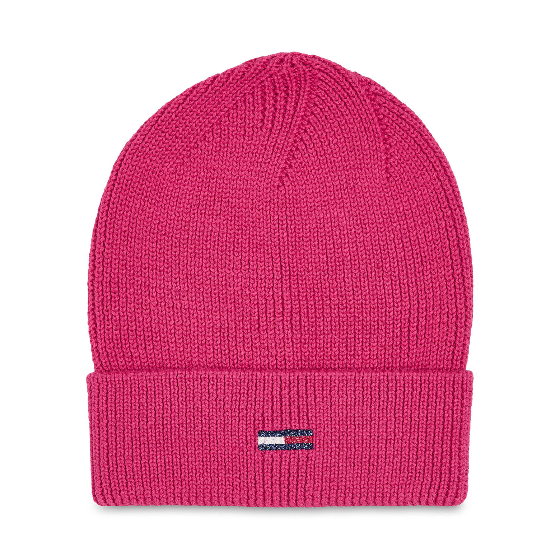 Tommy Jeans Čepice Tjw Flag Beanie AW0AW15474 Růžová - Pepit.cz