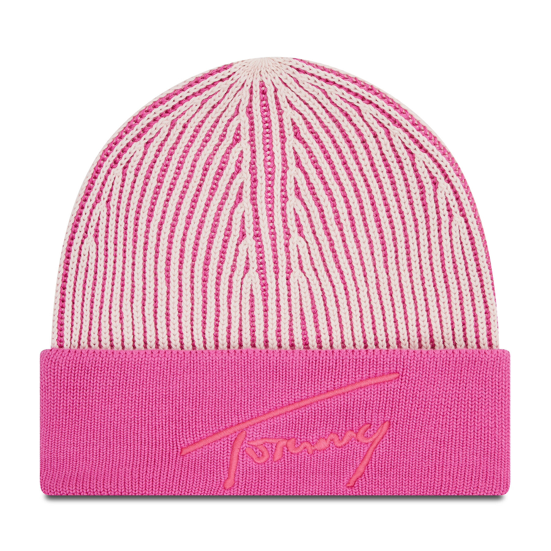 Tommy Jeans Čepice Tjw Logo Beanie AW0AW10713 Růžová - Pepit.cz