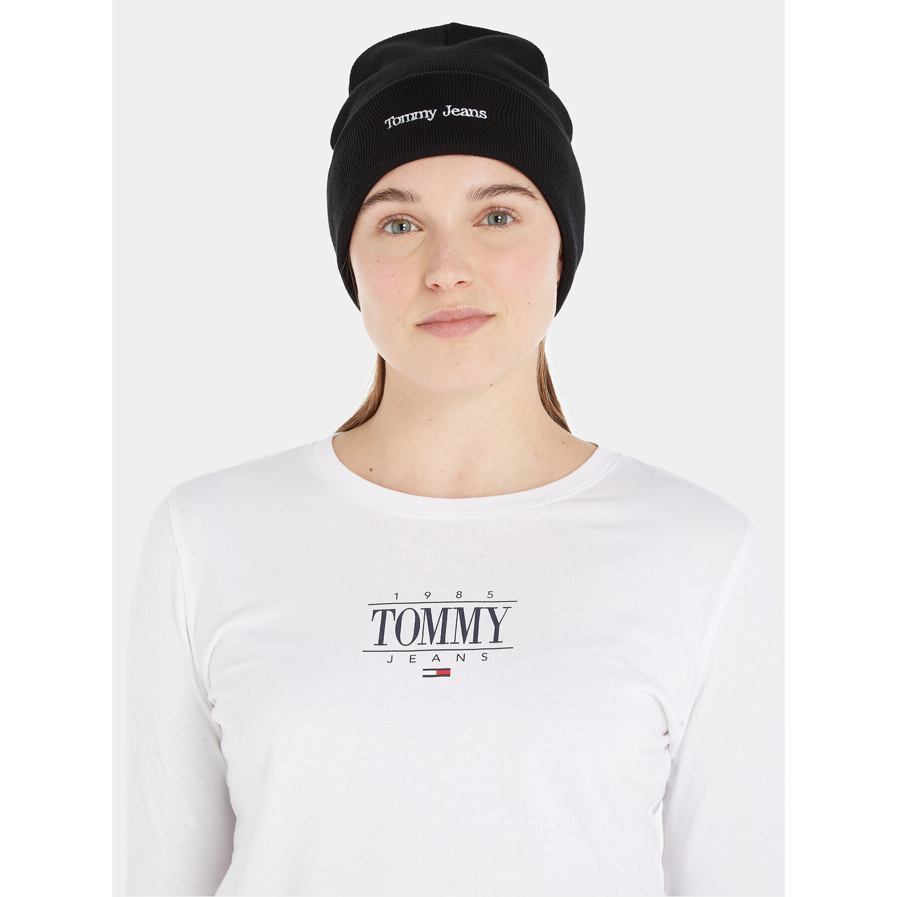 Tommy Jeans Čepice Tjw Sport Beanie AW0AW15473 Černá - Pepit.cz