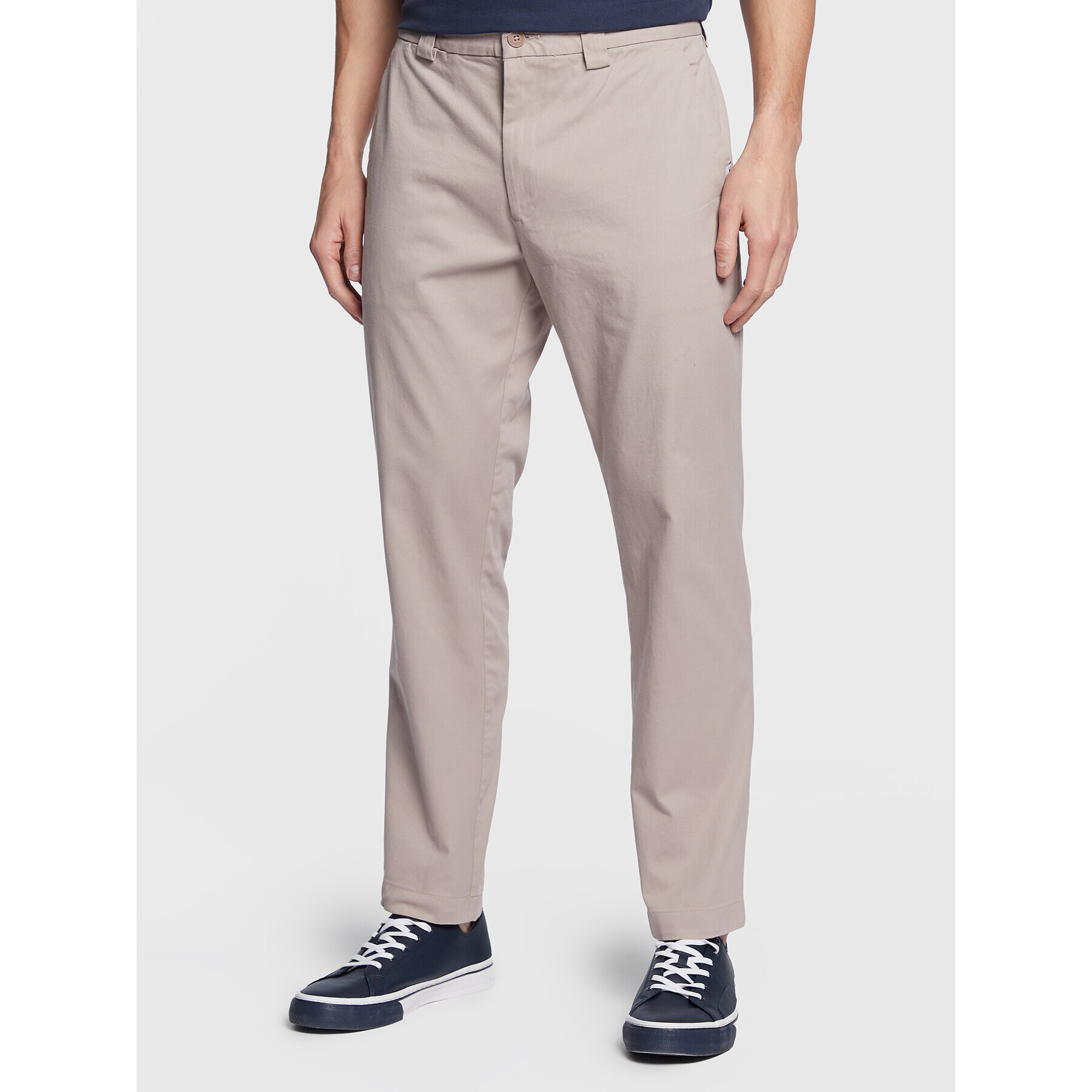 Tommy Jeans Chino kalhoty Dad DM0DM13491 Béžová Regular Fit - Pepit.cz