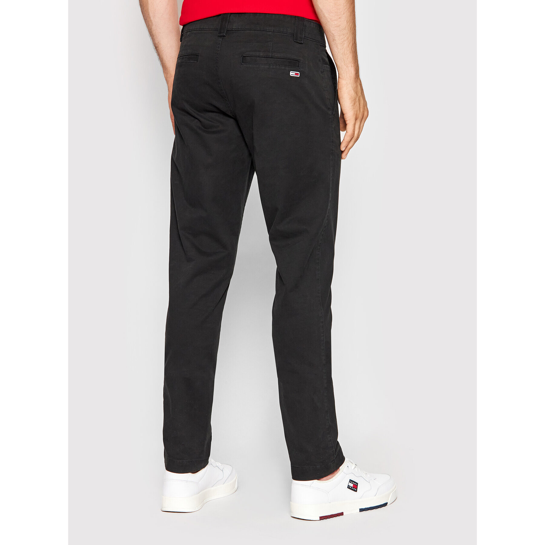 Tommy Jeans Chino kalhoty Scanton DM0DM09595 Černá Slim Fit - Pepit.cz