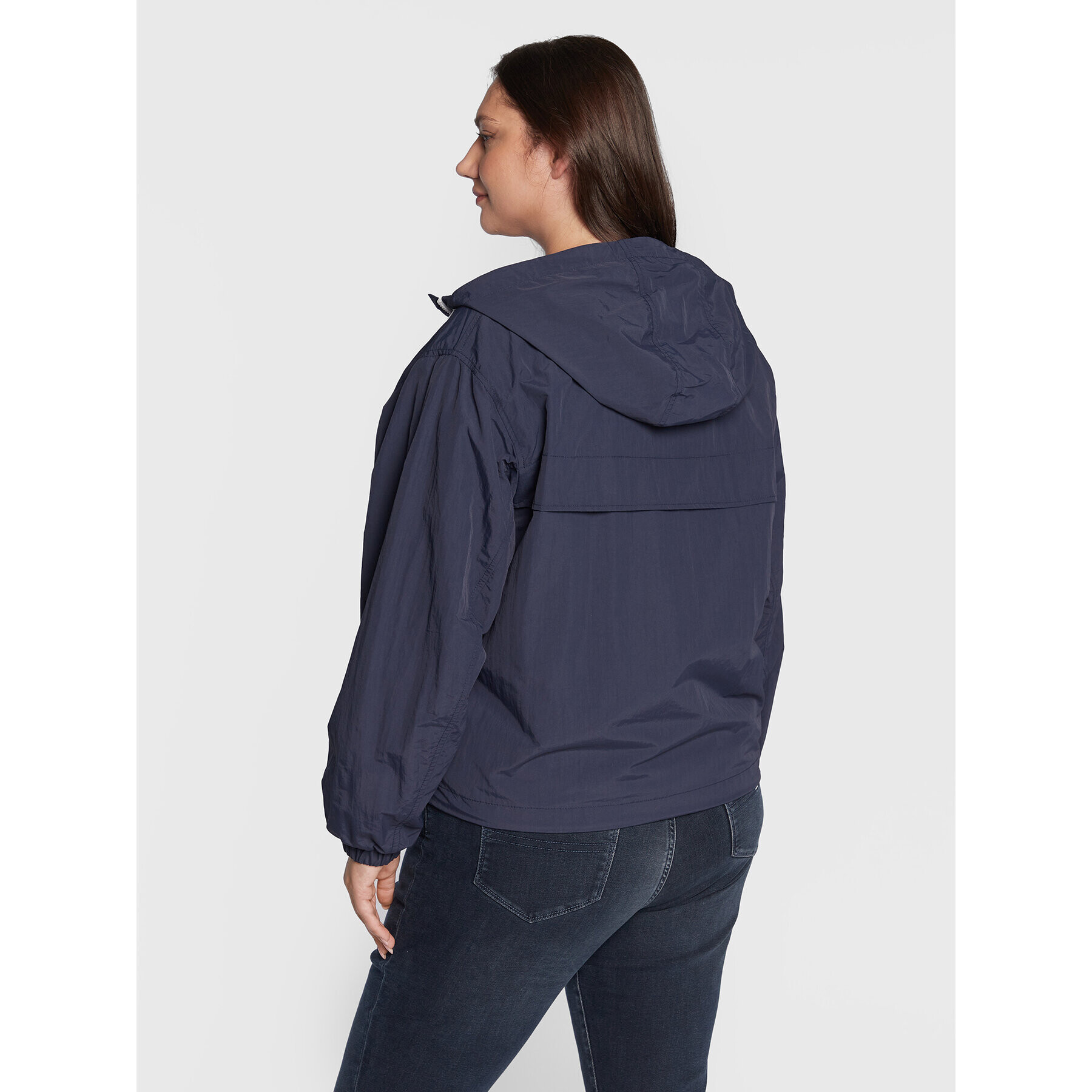 Tommy Jeans Curve Bunda pro přechodné období DW0DW13024 Tmavomodrá Regular Fit - Pepit.cz