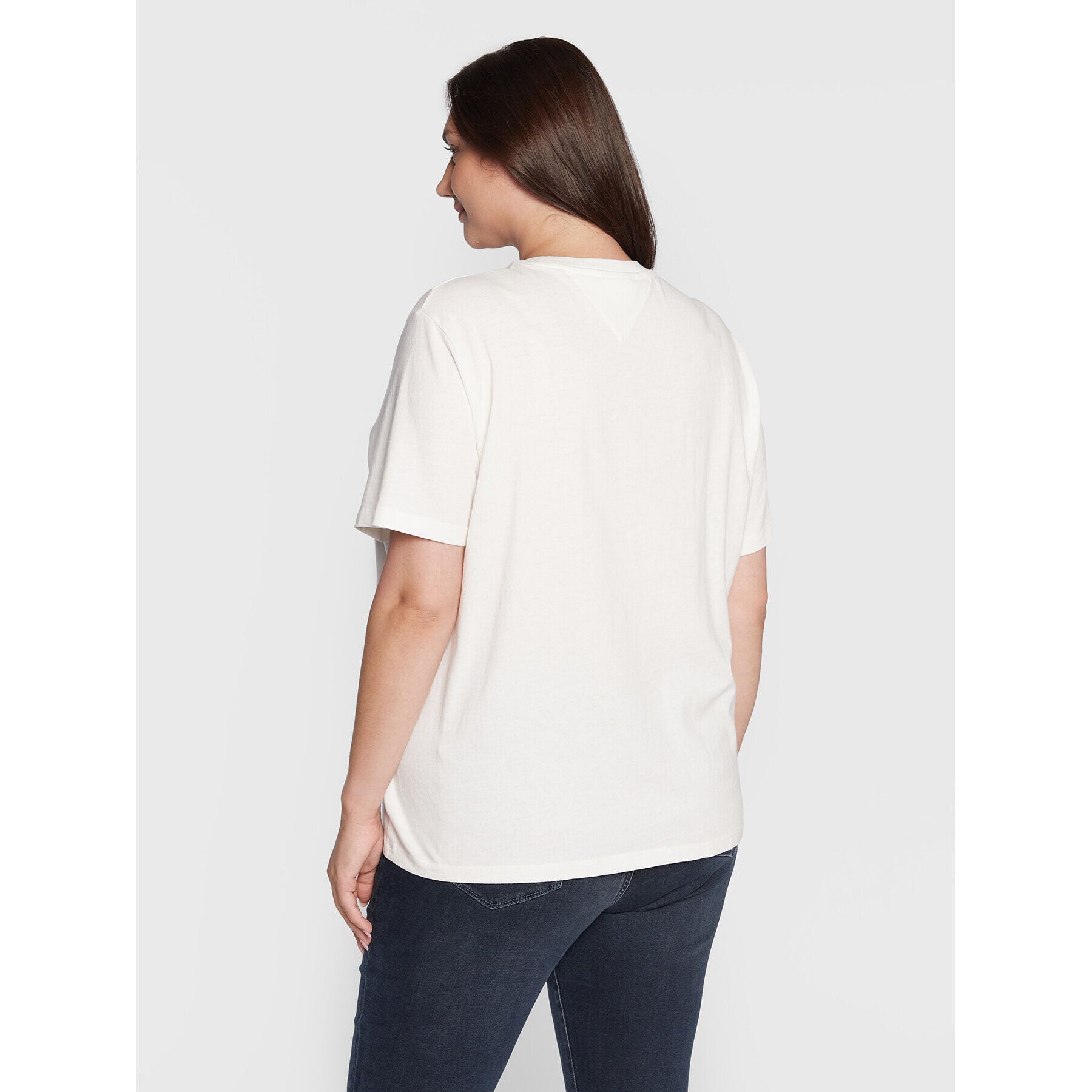 Tommy Jeans Curve T-Shirt DW0DW12993 Béžová Relaxed Fit - Pepit.cz