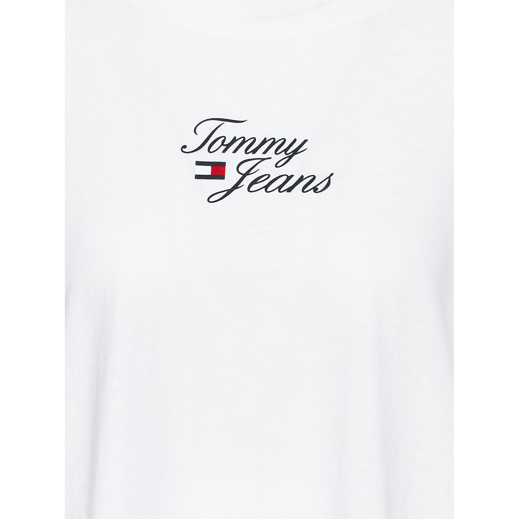 Tommy Jeans Curve T-Shirt DW0DW15687 Bílá Regular Fit - Pepit.cz