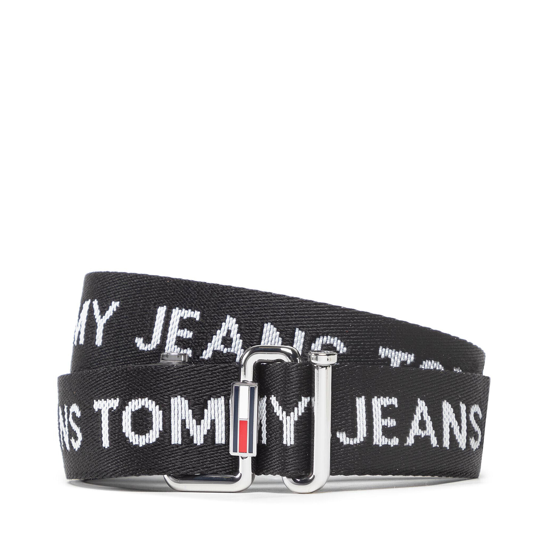 Tommy Jeans Dámský pásek Tjw Essential Webbing Belt AW0AW11650 Černá - Pepit.cz