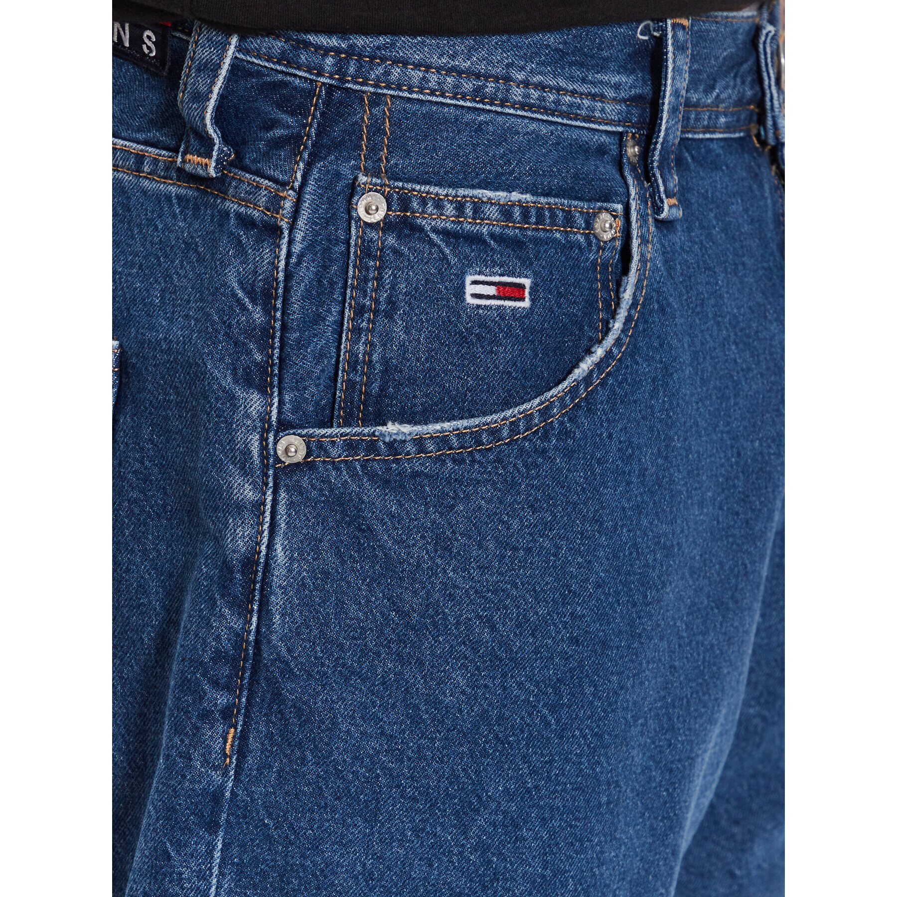 Tommy Jeans Džínové šortky Aiden DM0DM16154 Modrá Baggy Fit - Pepit.cz