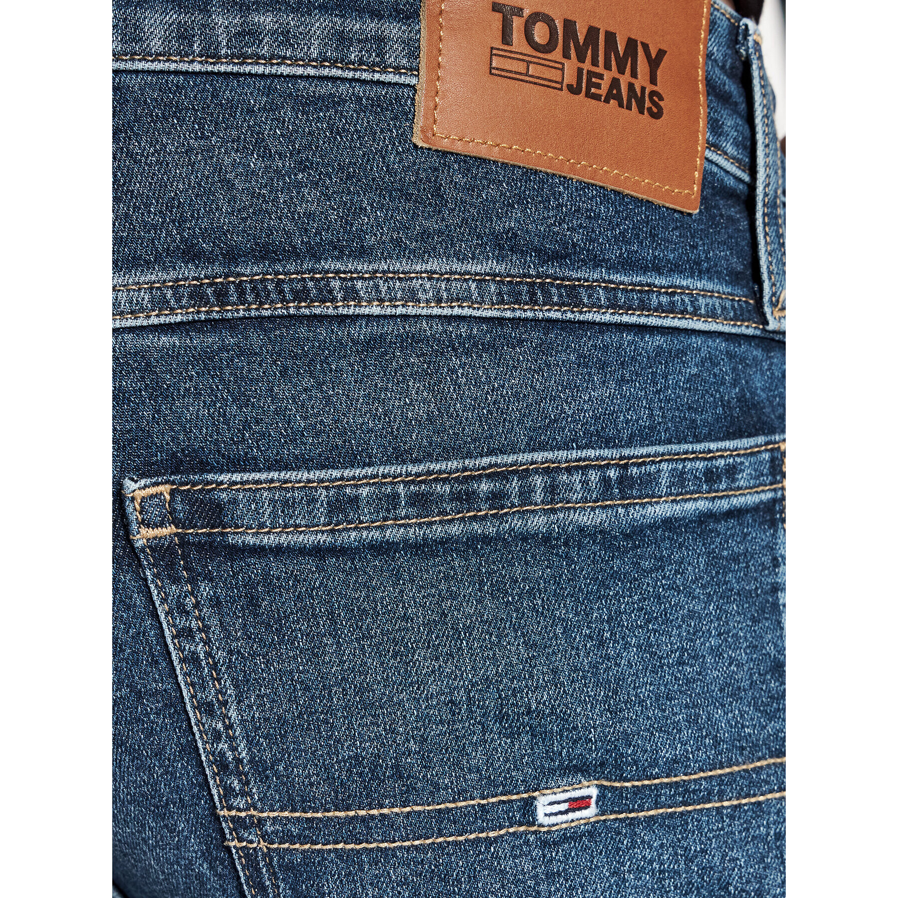 Tommy Jeans Džínové šortky Ronnie DM0DM12739 Tmavomodrá Relaxed Fit - Pepit.cz