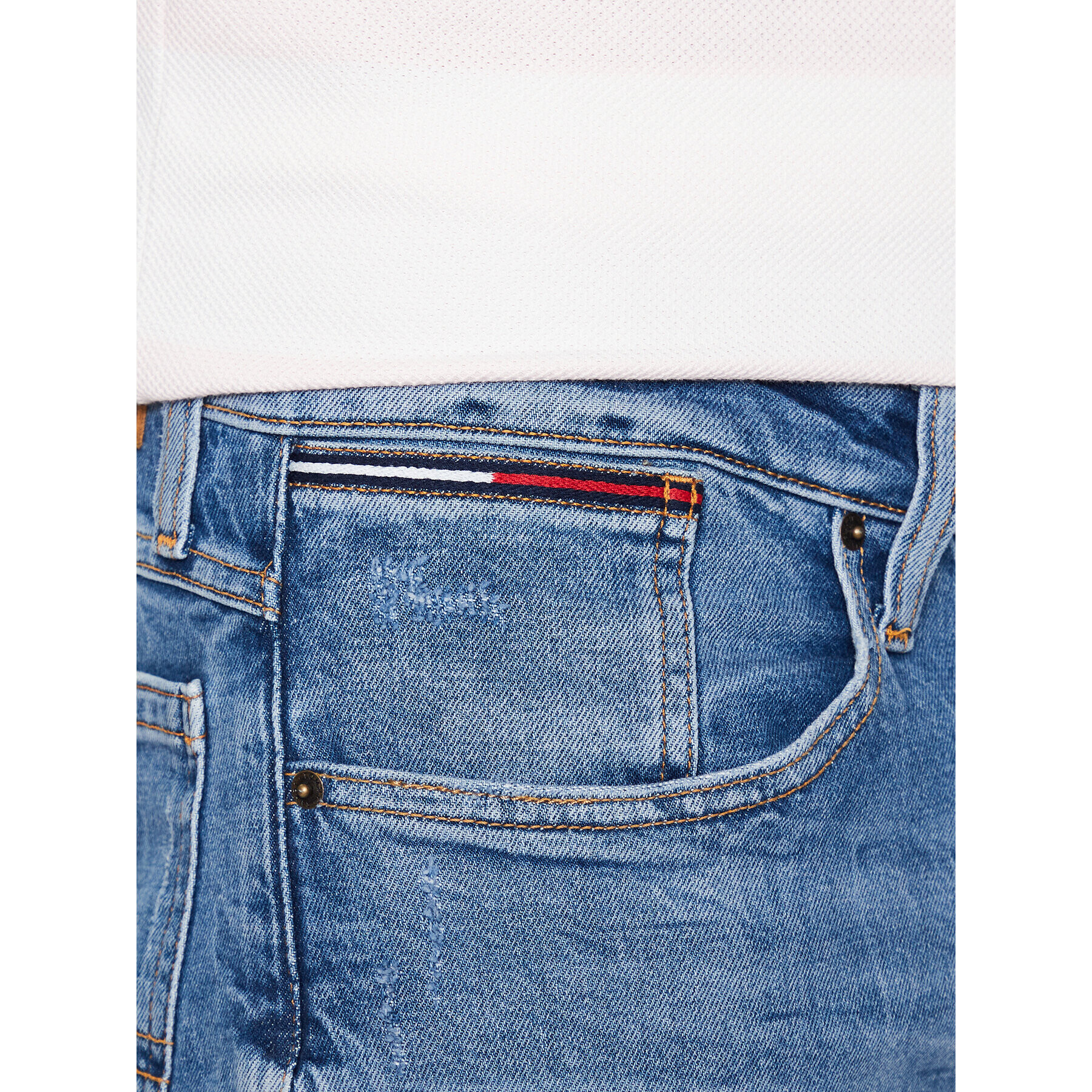 Tommy Jeans Džínové šortky Ronnie DM0DM16148 Modrá Relaxed Fit - Pepit.cz