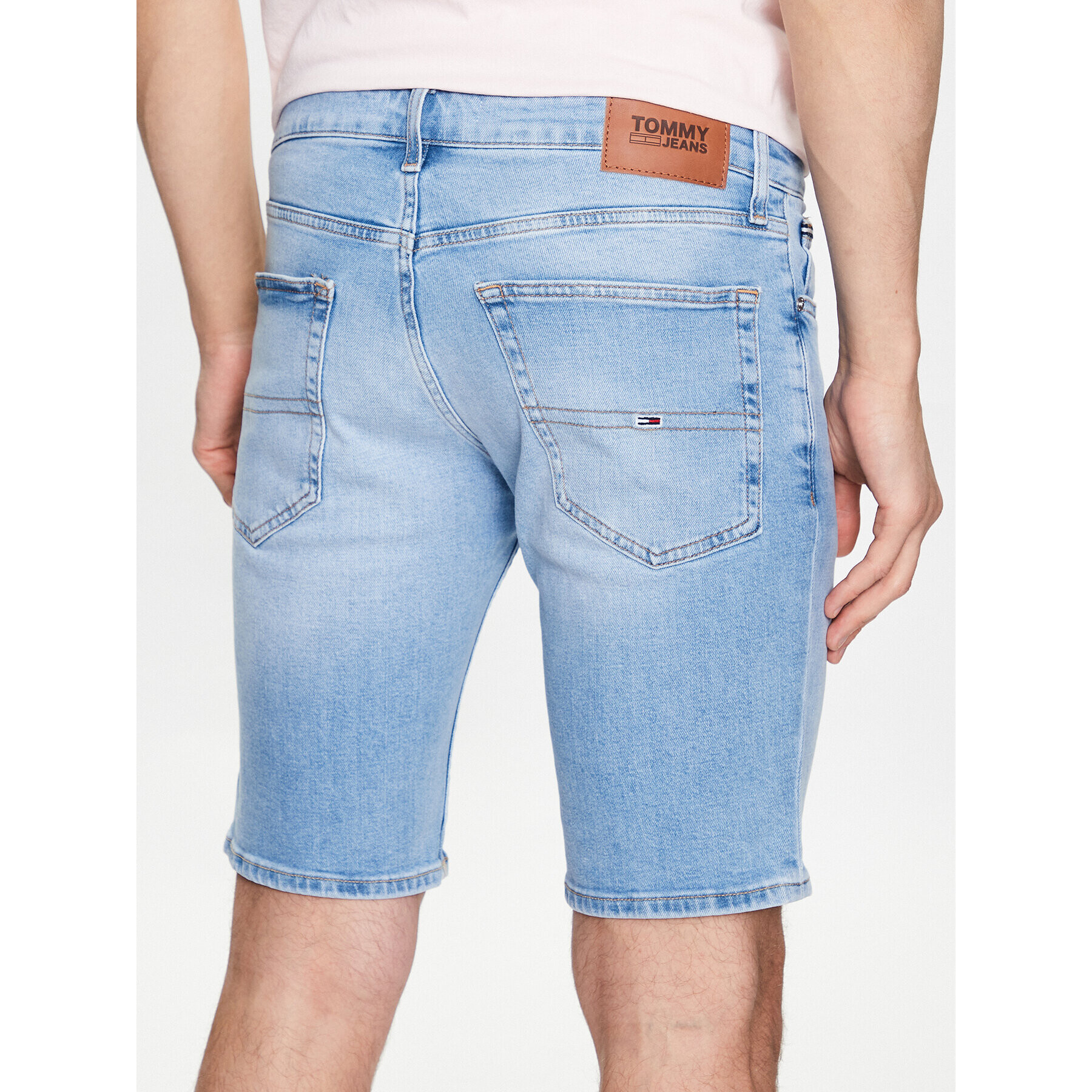 Tommy Jeans Džínové šortky Scanton DM0DM16151 Modrá Slim Fit - Pepit.cz