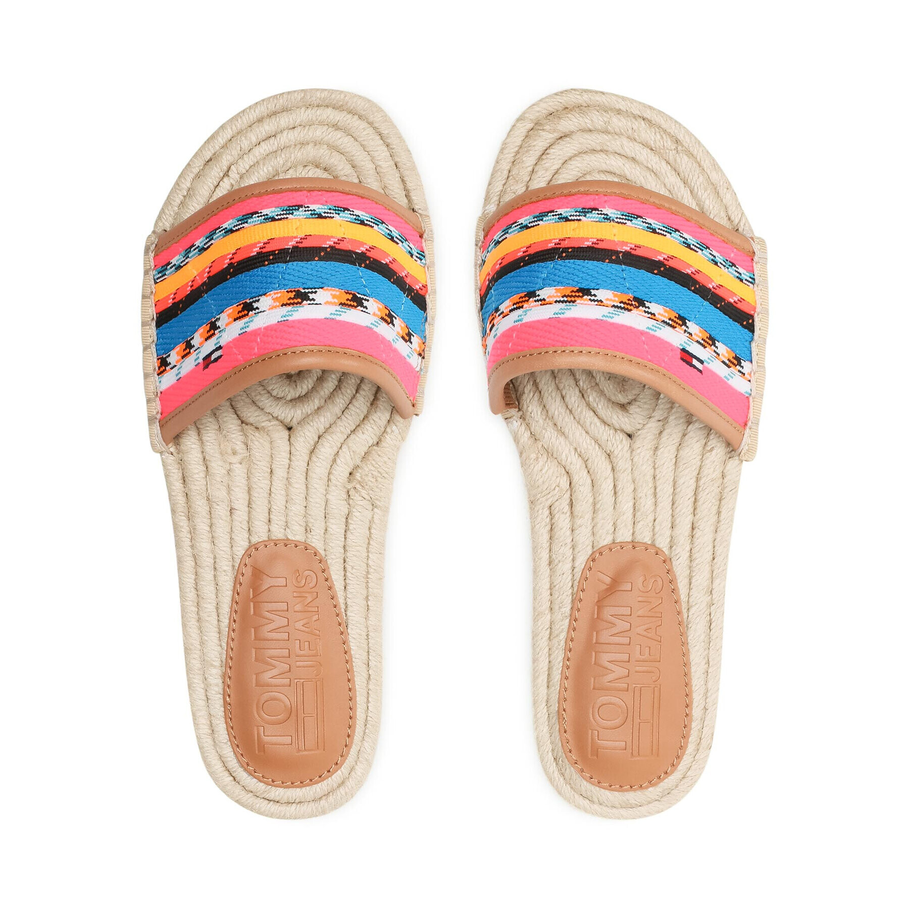 Tommy Jeans Espadrilky Colored Laces Flat Sandal EN0EN01438 Barevná - Pepit.cz