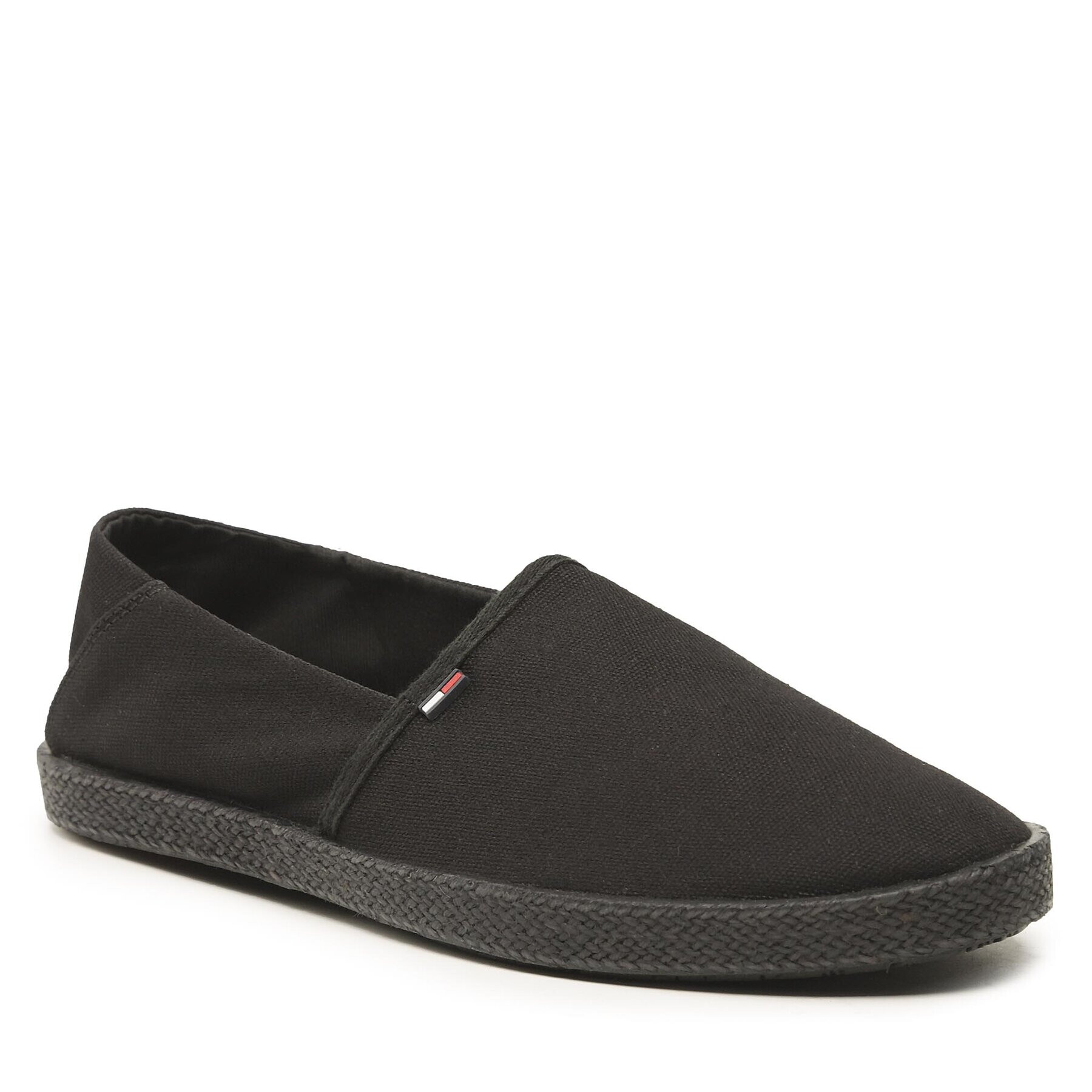 Tommy Jeans Espadrilky Espadrille EM0EM01150 Černá - Pepit.cz