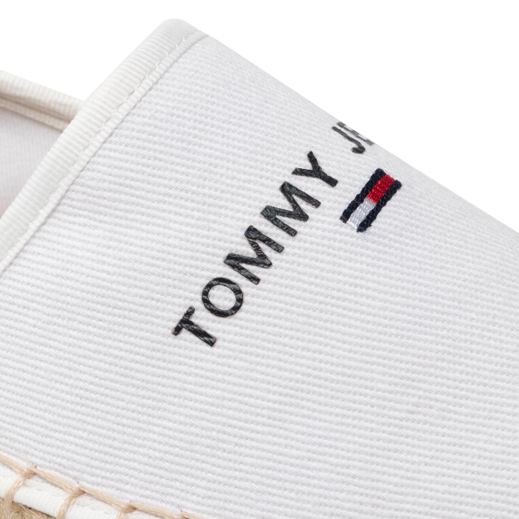 Tommy Jeans Espadrilky Espadrille EN0EN01815 Bílá - Pepit.cz