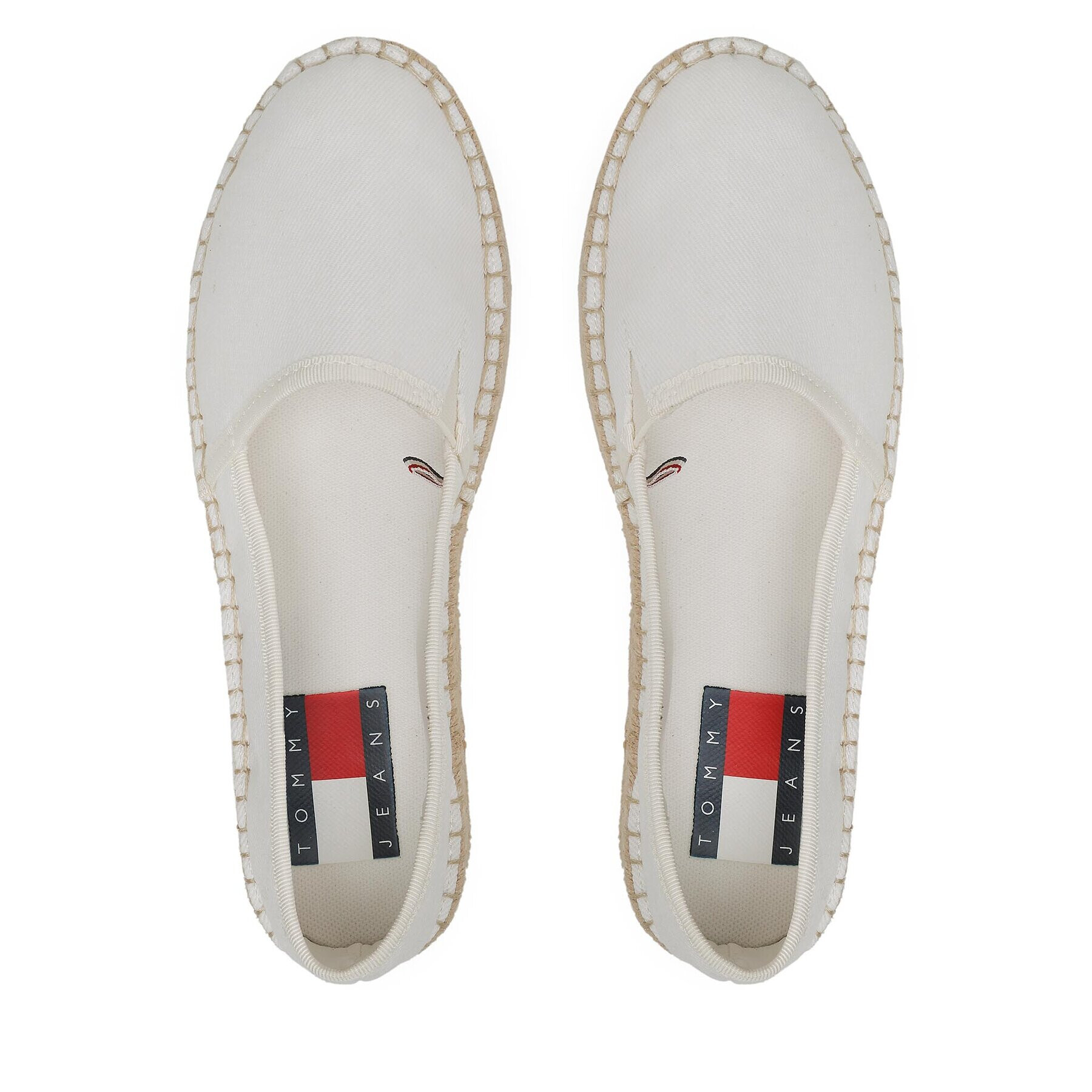 Tommy Jeans Espadrilky Flatform Espadrille EN0EN02078 Bílá - Pepit.cz