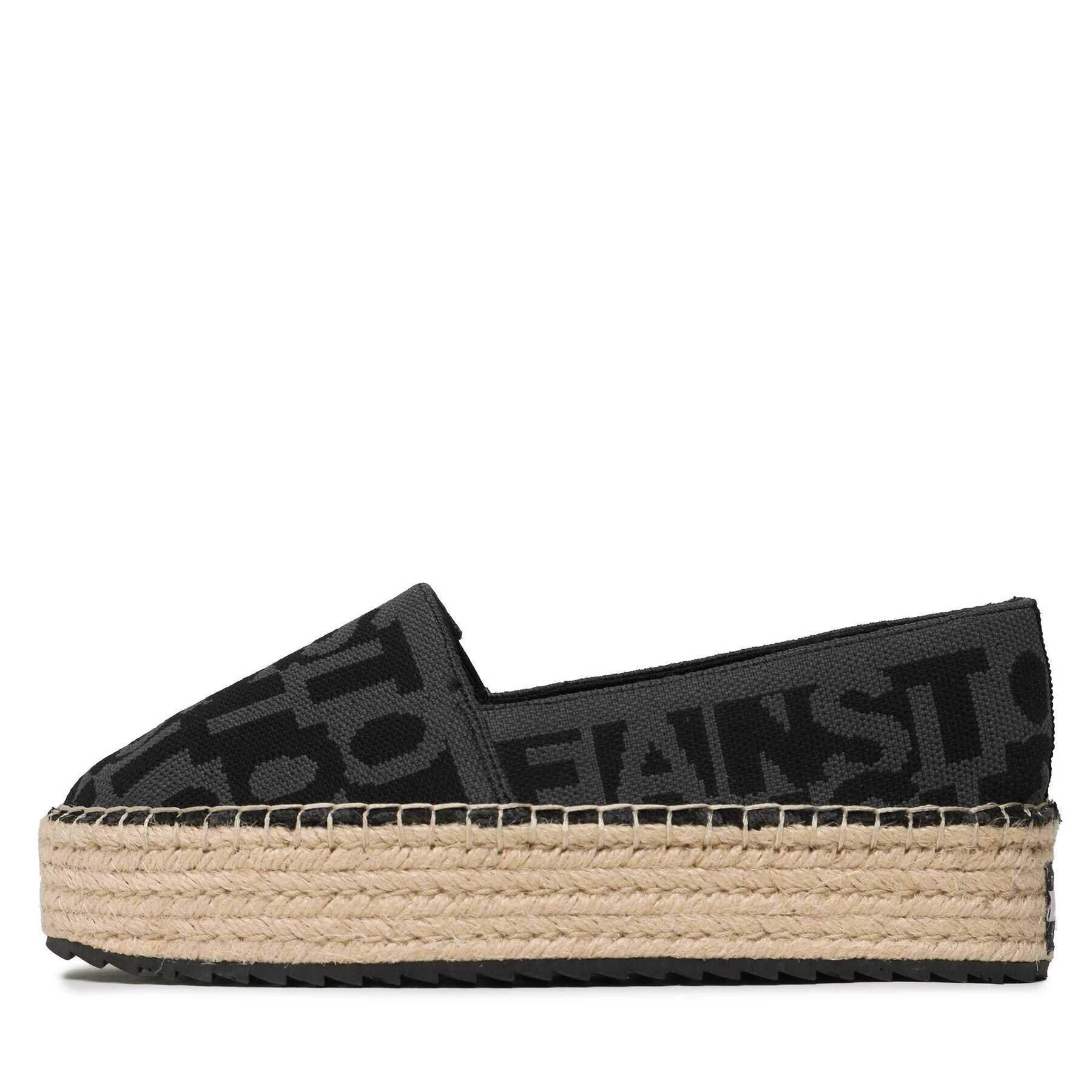 Tommy Jeans Espadrilky Logomania Espadrille EN0EN02079 Šedá - Pepit.cz