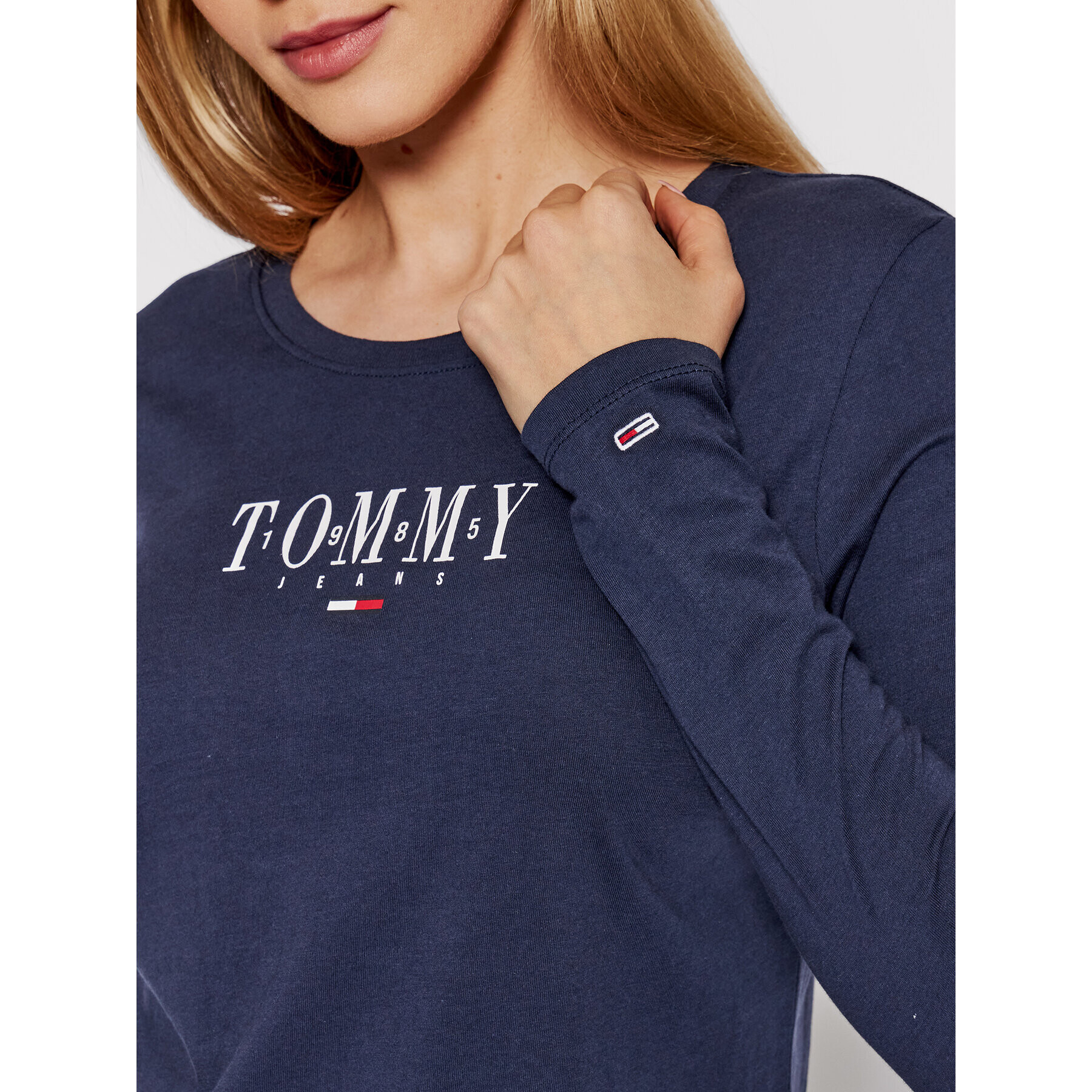 Tommy Jeans Halenka DW0DW12831 Tmavomodrá Regular Fit - Pepit.cz