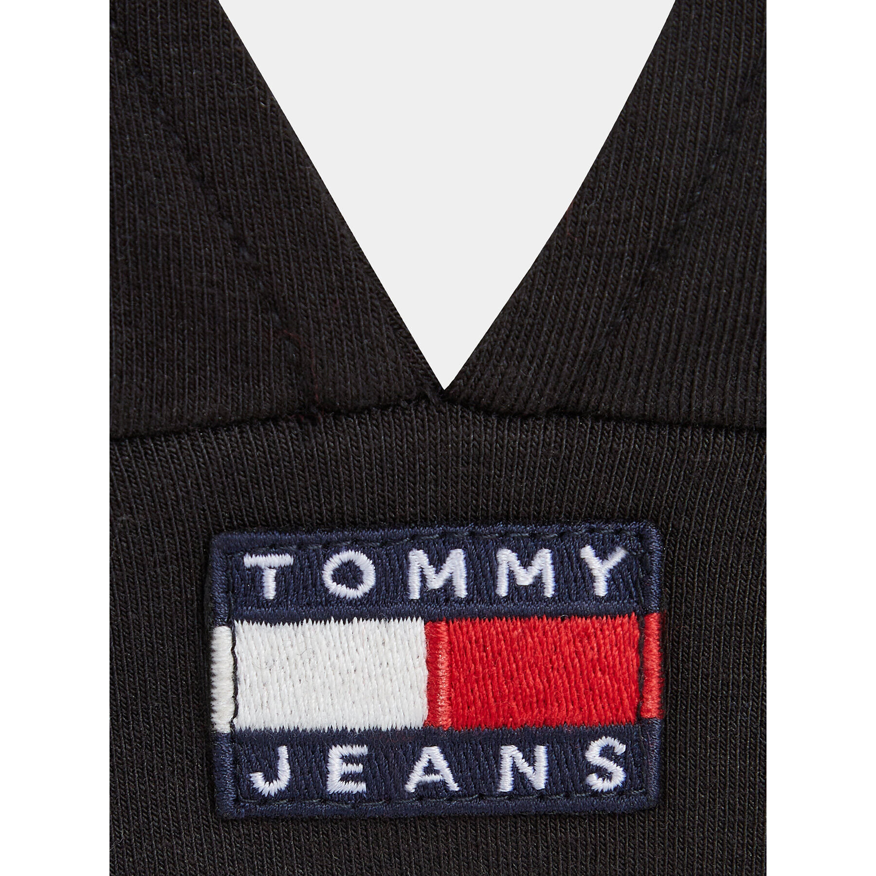 Tommy Jeans Halenka Xs Badge DW0DW16497 Černá Slim Fit - Pepit.cz