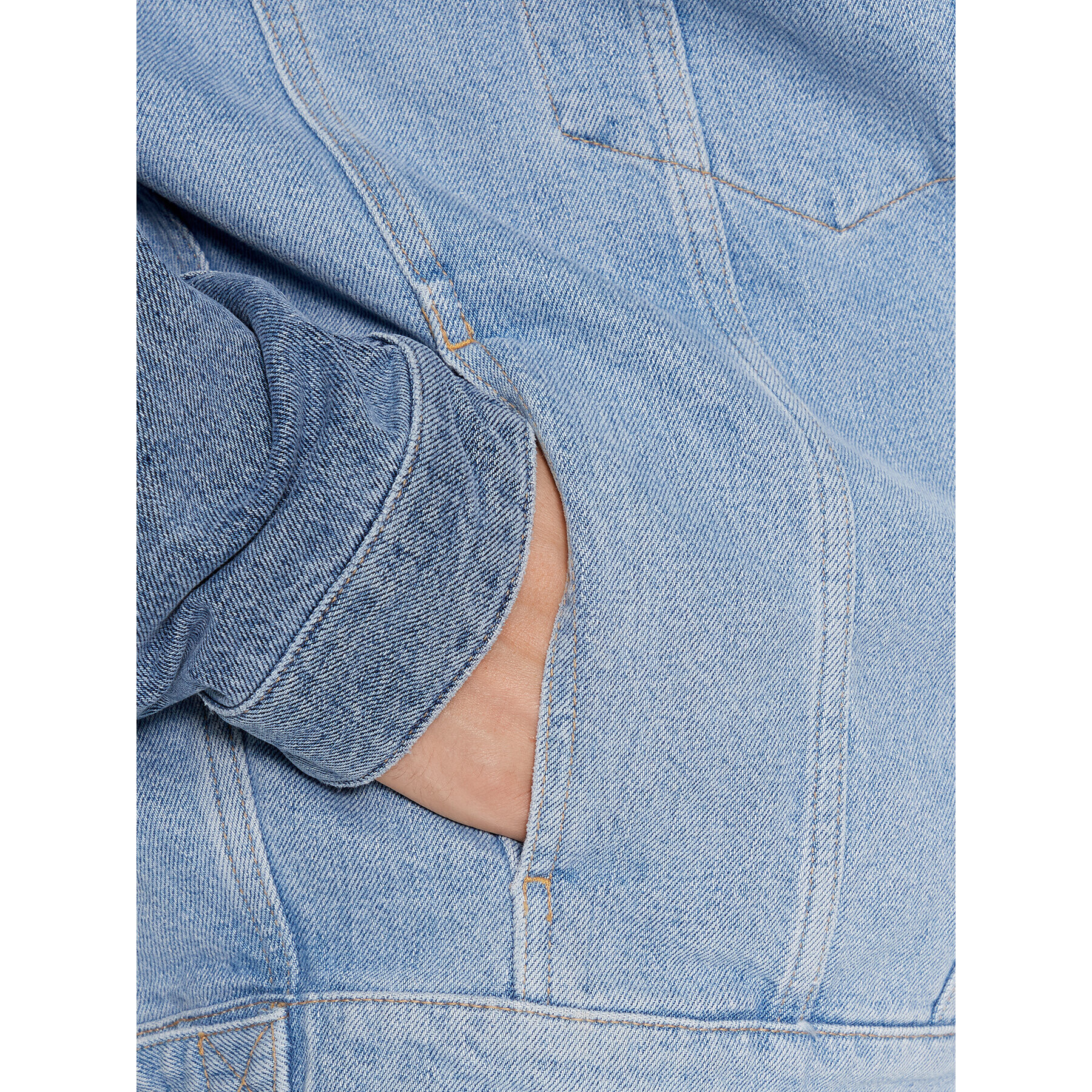 Tommy Jeans Jeansová bunda Aiden DM0DM16737 Modrá Oversize - Pepit.cz