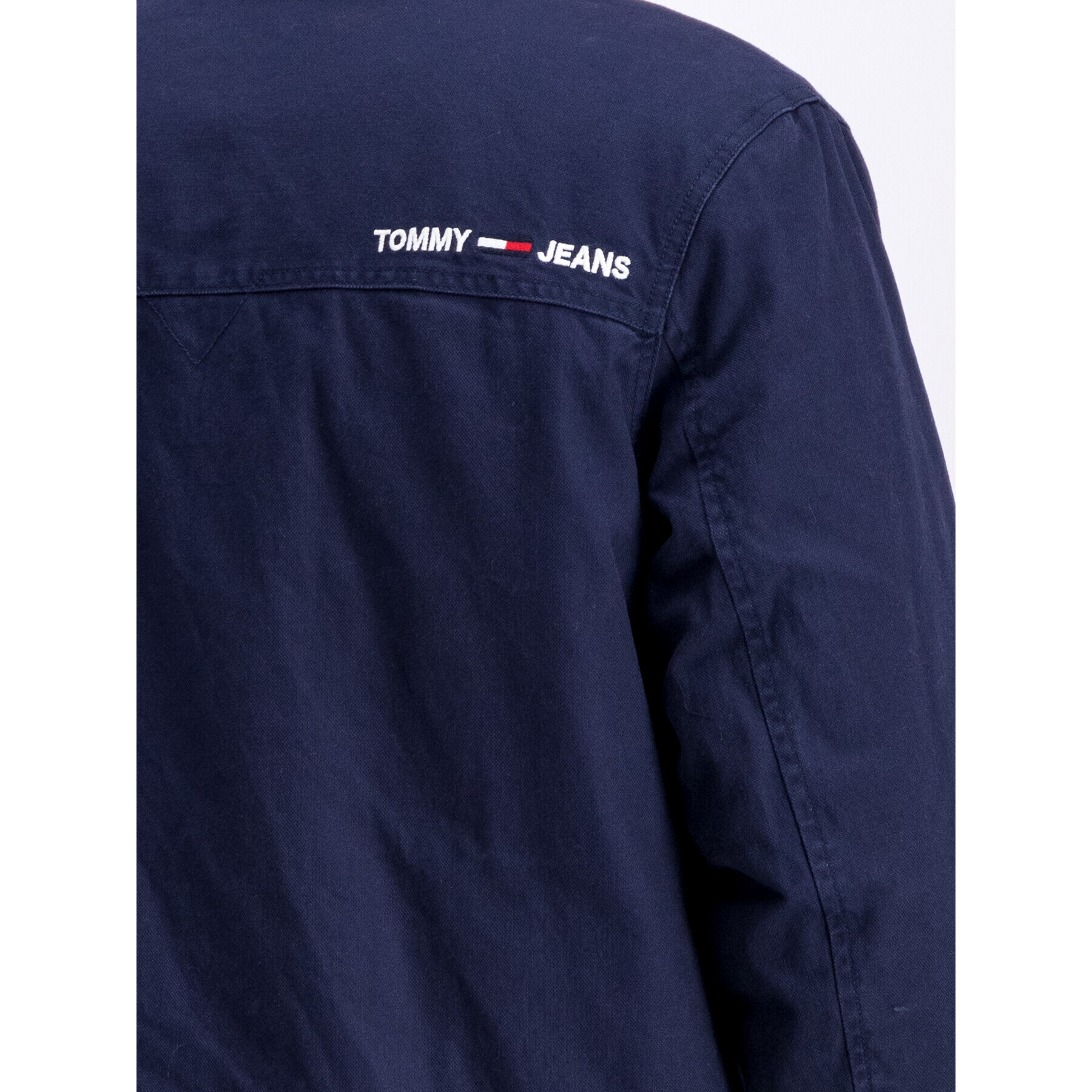 Tommy Jeans Jeansová bunda Workwear DM0DM06918 Tmavomodrá Regular Fit - Pepit.cz