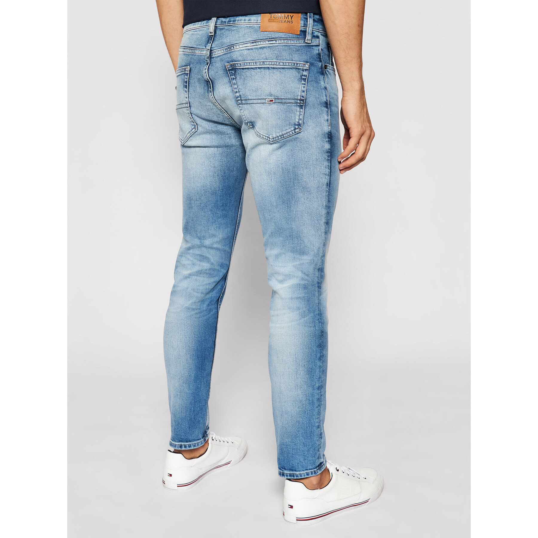 Tommy Jeans Jeansy Austin DM0DM09555 Modrá Slim Fit - Pepit.cz