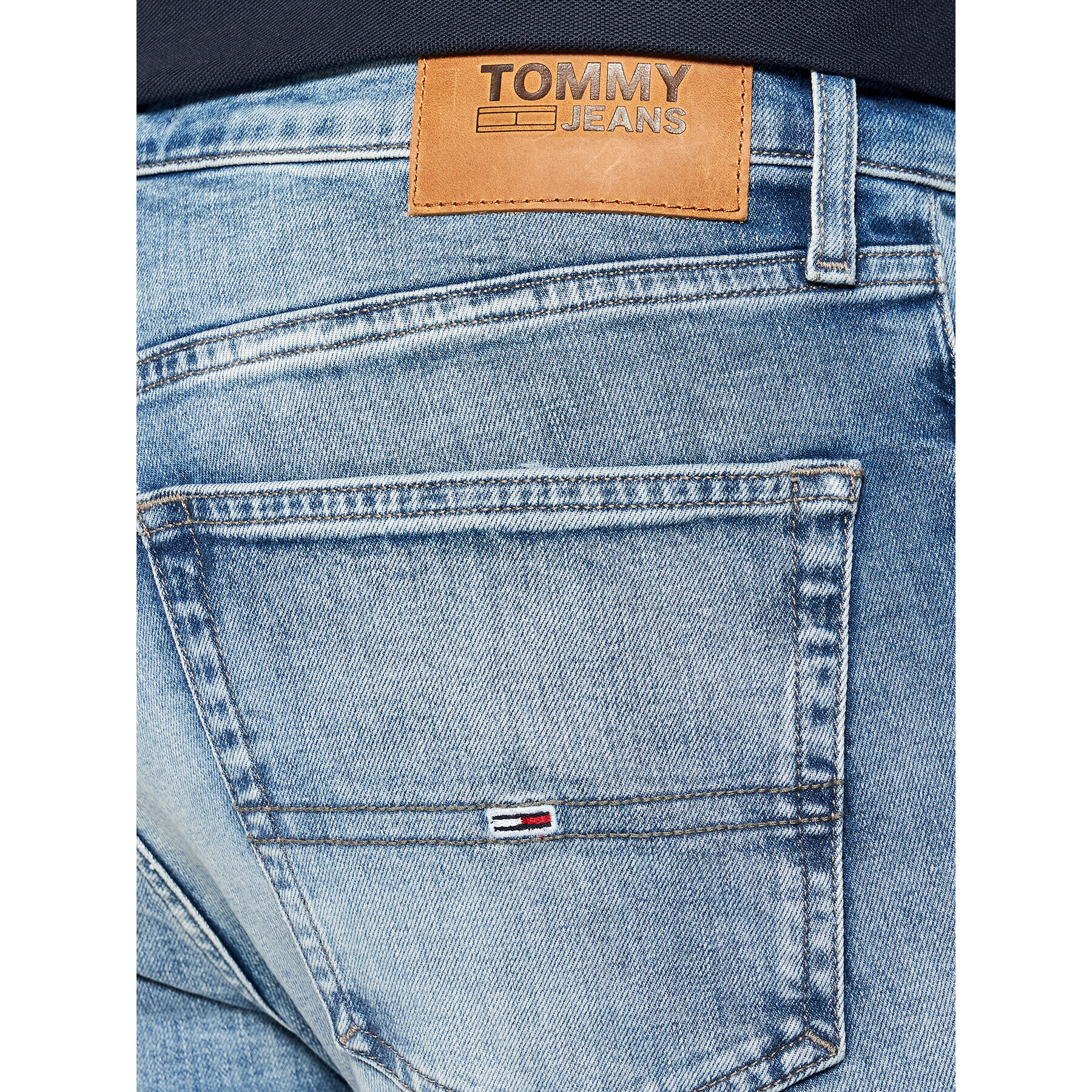 Tommy Jeans Jeansy Austin DM0DM09555 Modrá Slim Fit - Pepit.cz