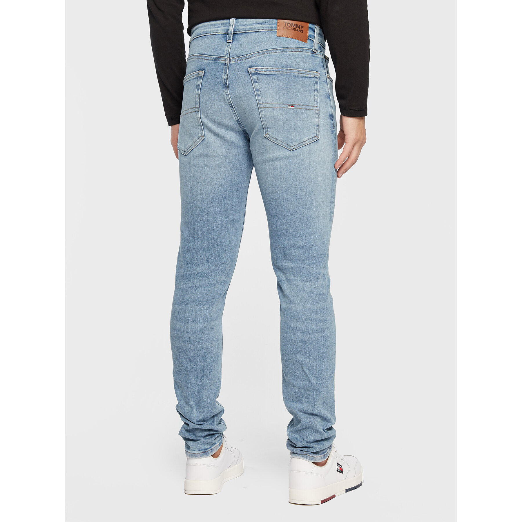 Tommy Jeans Jeansy Austin DM0DM13674 Modrá Slim Fit - Pepit.cz