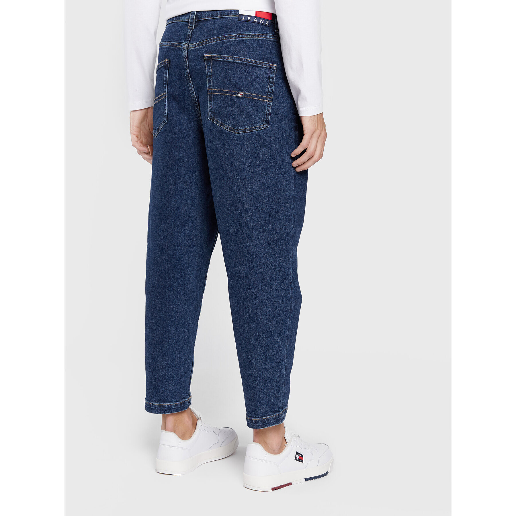 Tommy Jeans Jeansy Bax DM0DM13692 Tmavomodrá Relaxed Fit - Pepit.cz