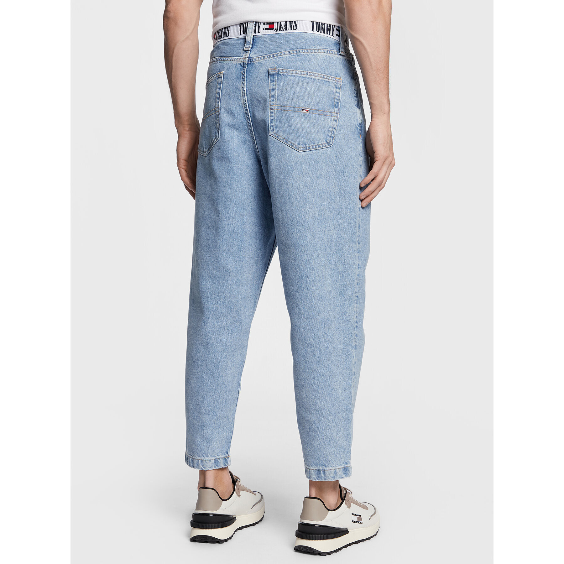 Tommy Jeans Jeansy Bax DM0DM15620 Modrá Loose Fit - Pepit.cz